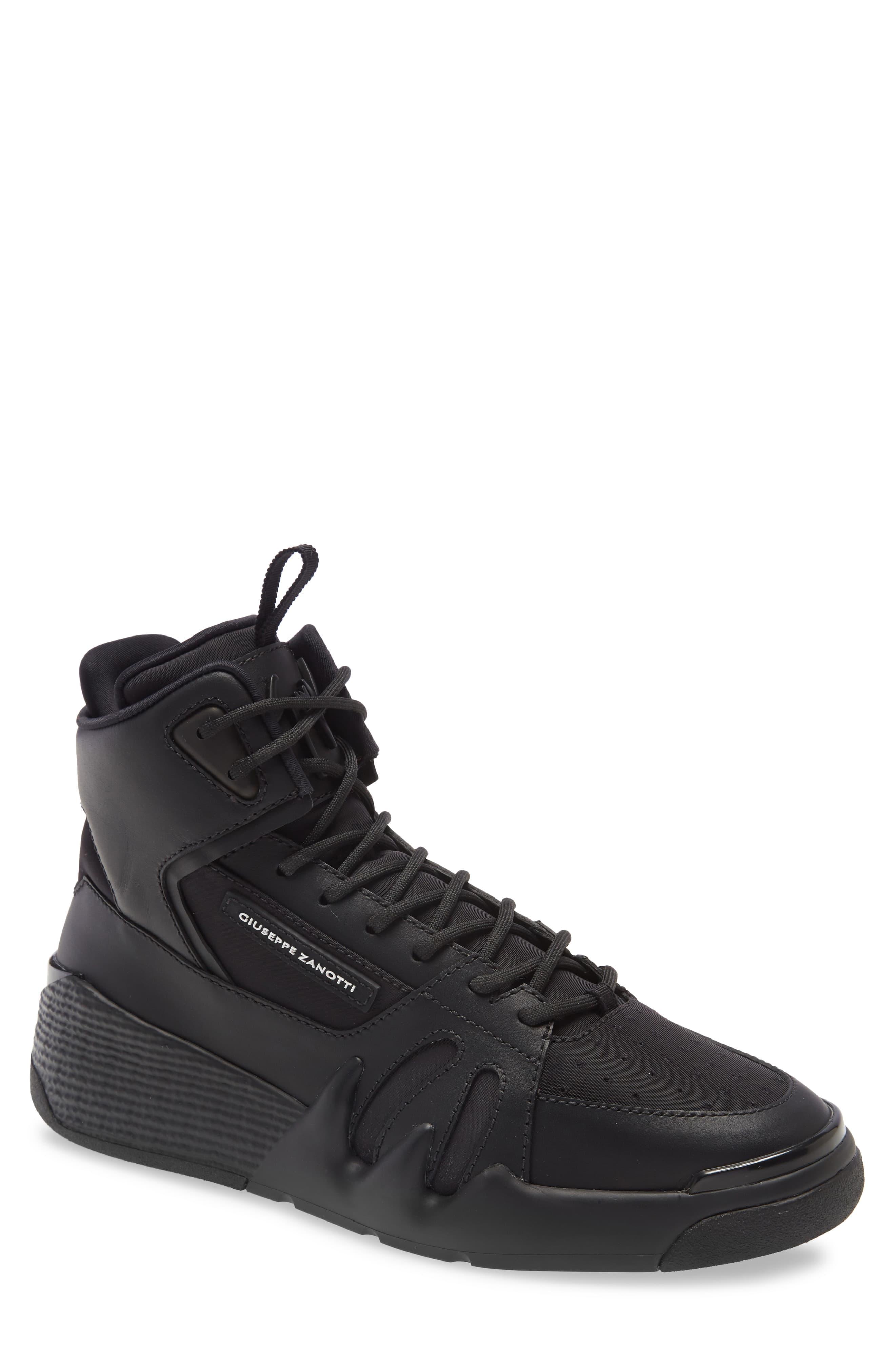 black high top giuseppes