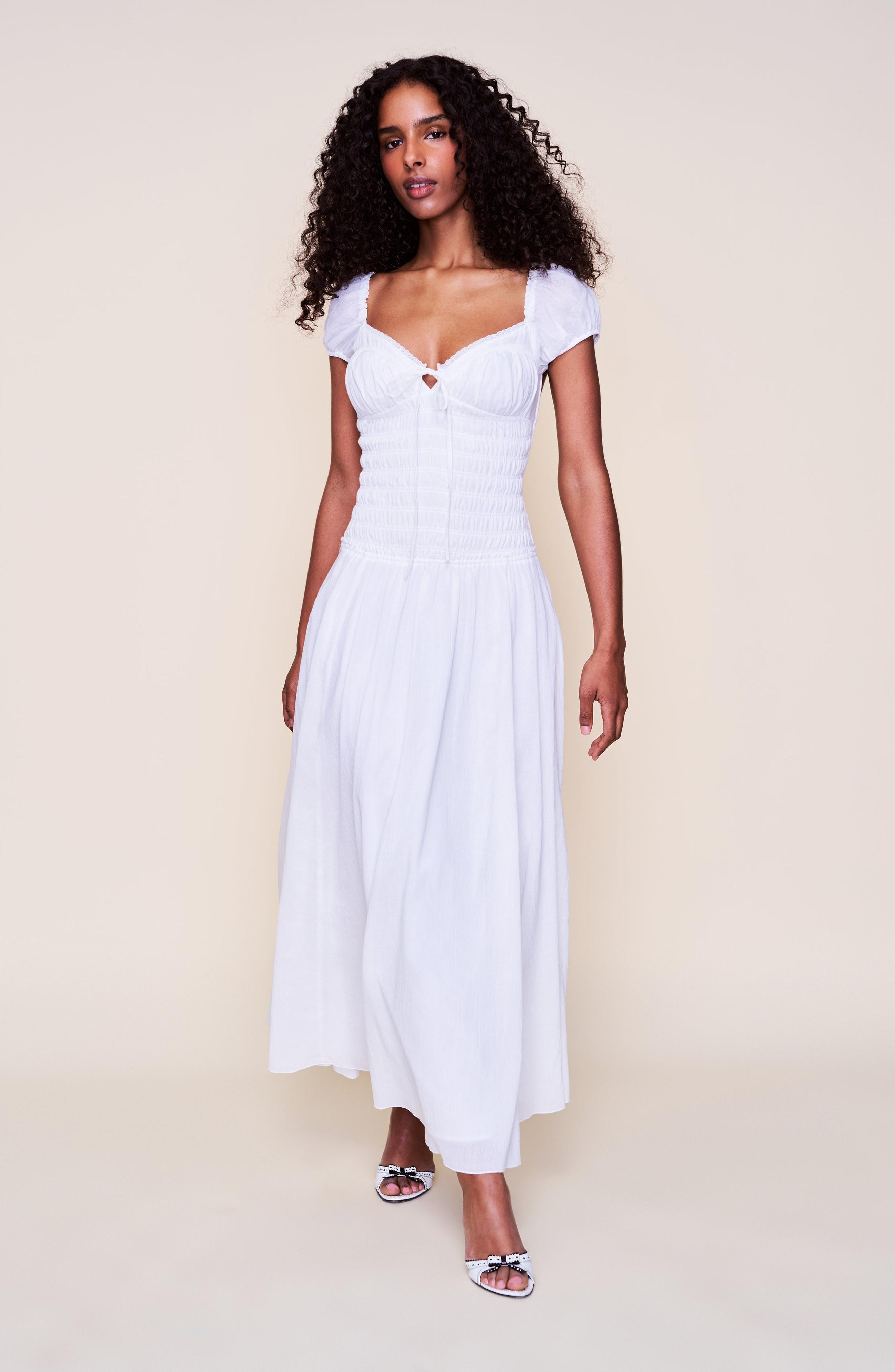 GUIZIO Formentera Maxi Dress in White | Lyst