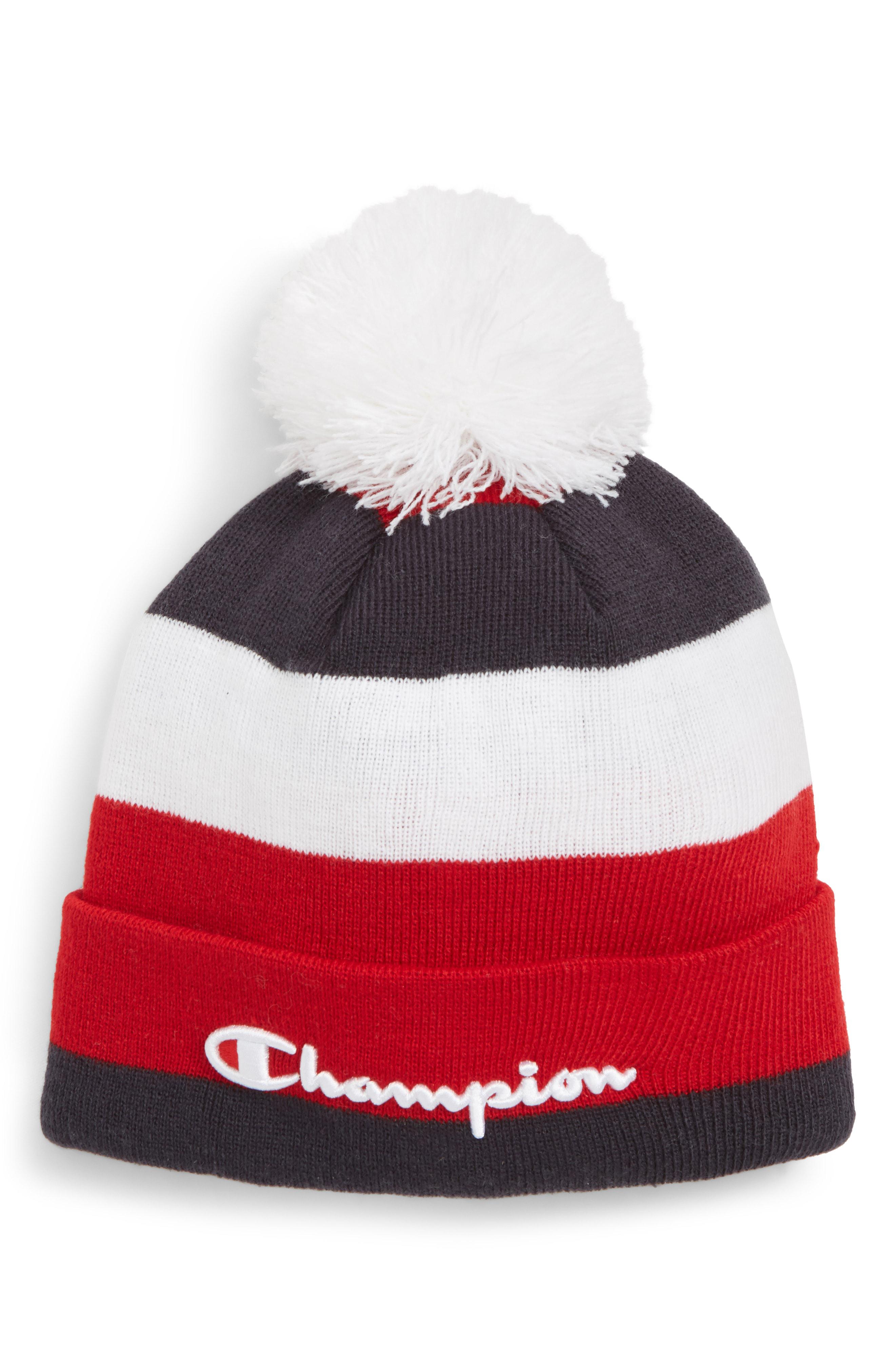 champion pom pom beanie