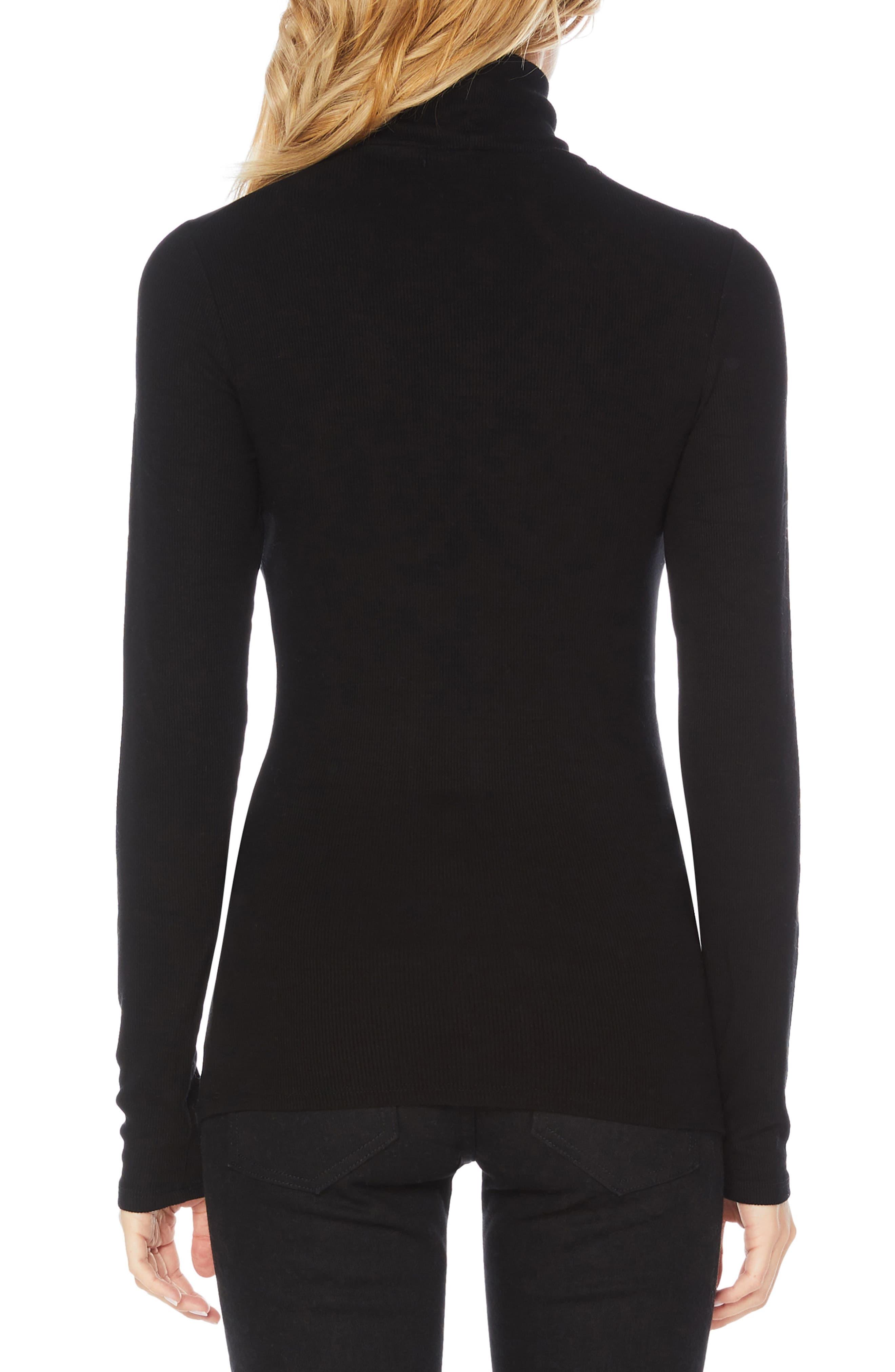 Michael Stars Rib Knit Turtleneck in Black Lyst