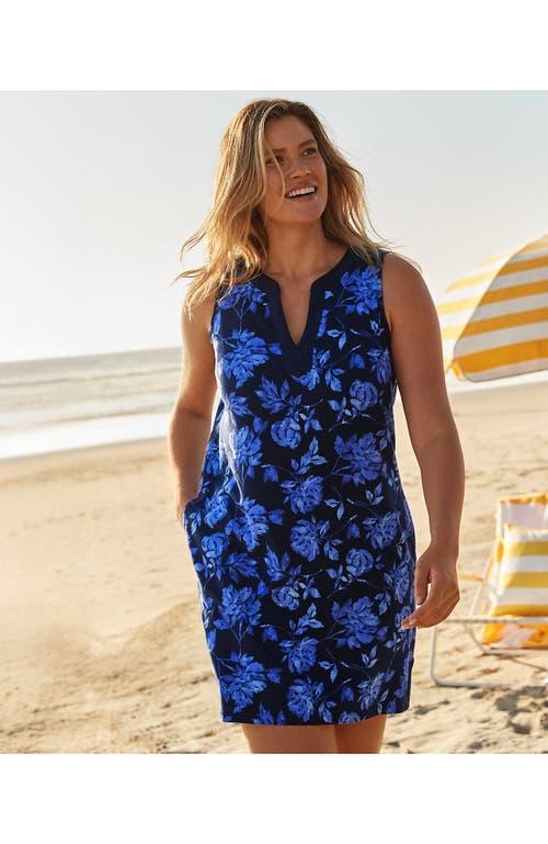 lands end beach dresses Lands End Womens Citrus Print Swim Cover Up Dress Size M Wrap Beach Vacation