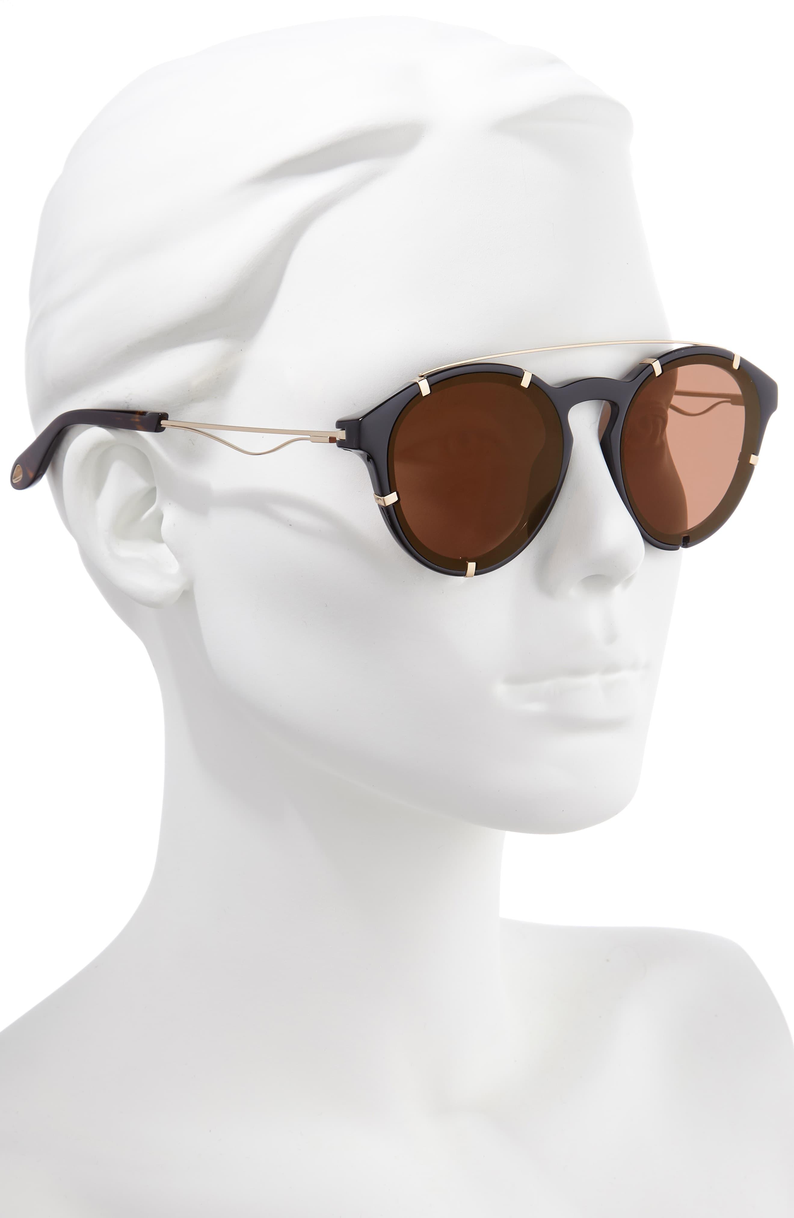 givenchy 54mm round sunglasses