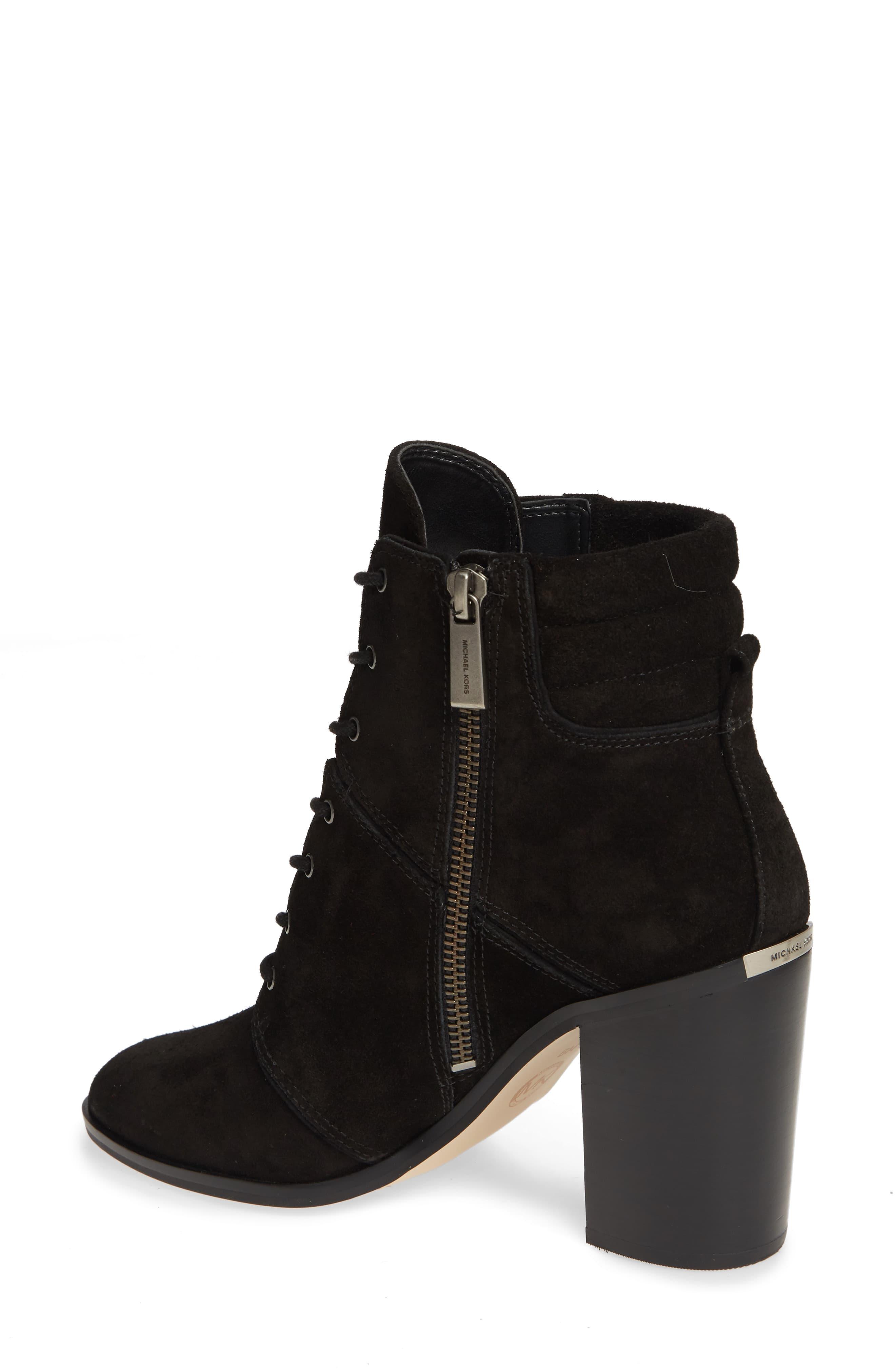 michael kors lace up booties