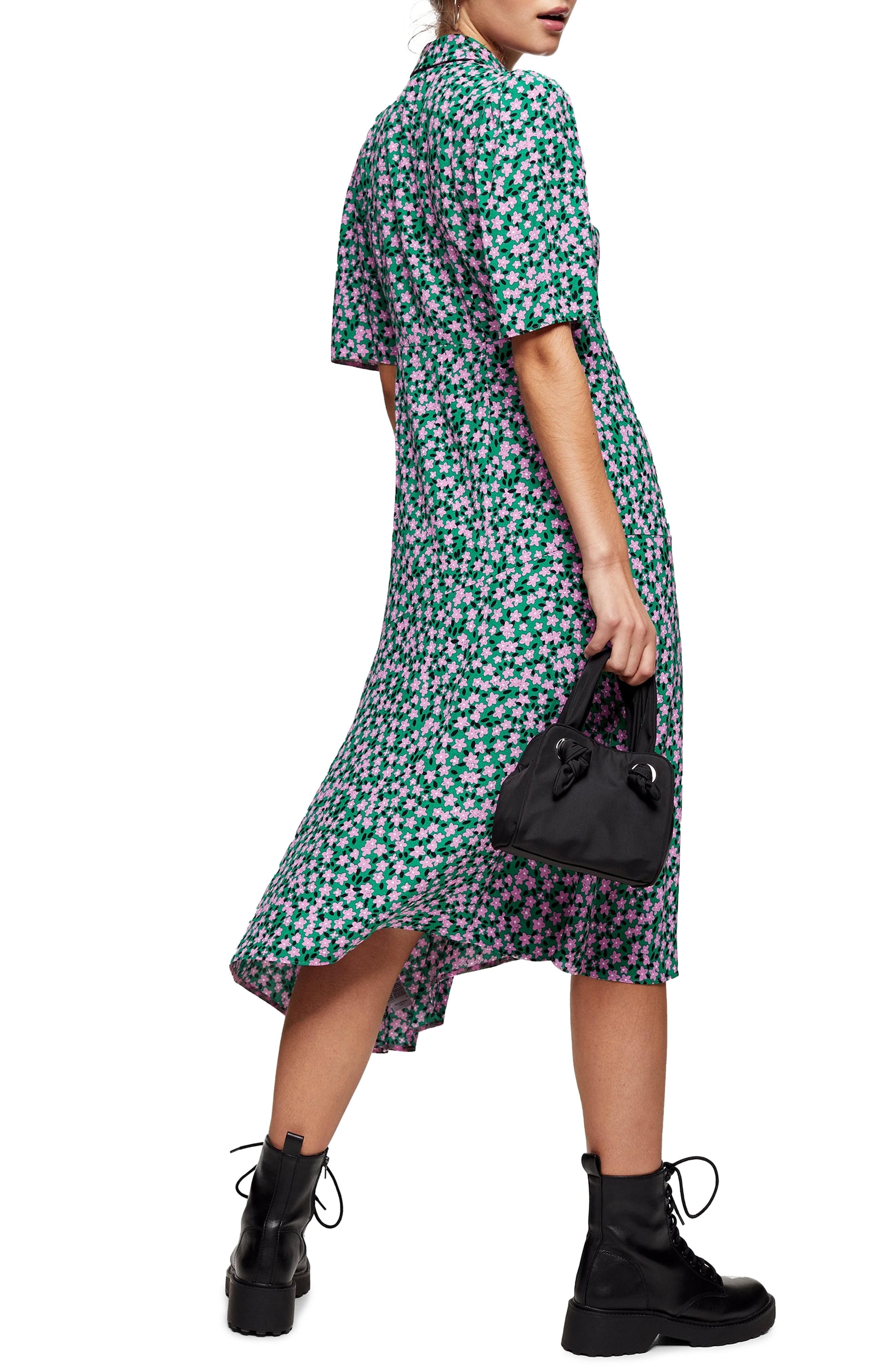 zip front midi dress
