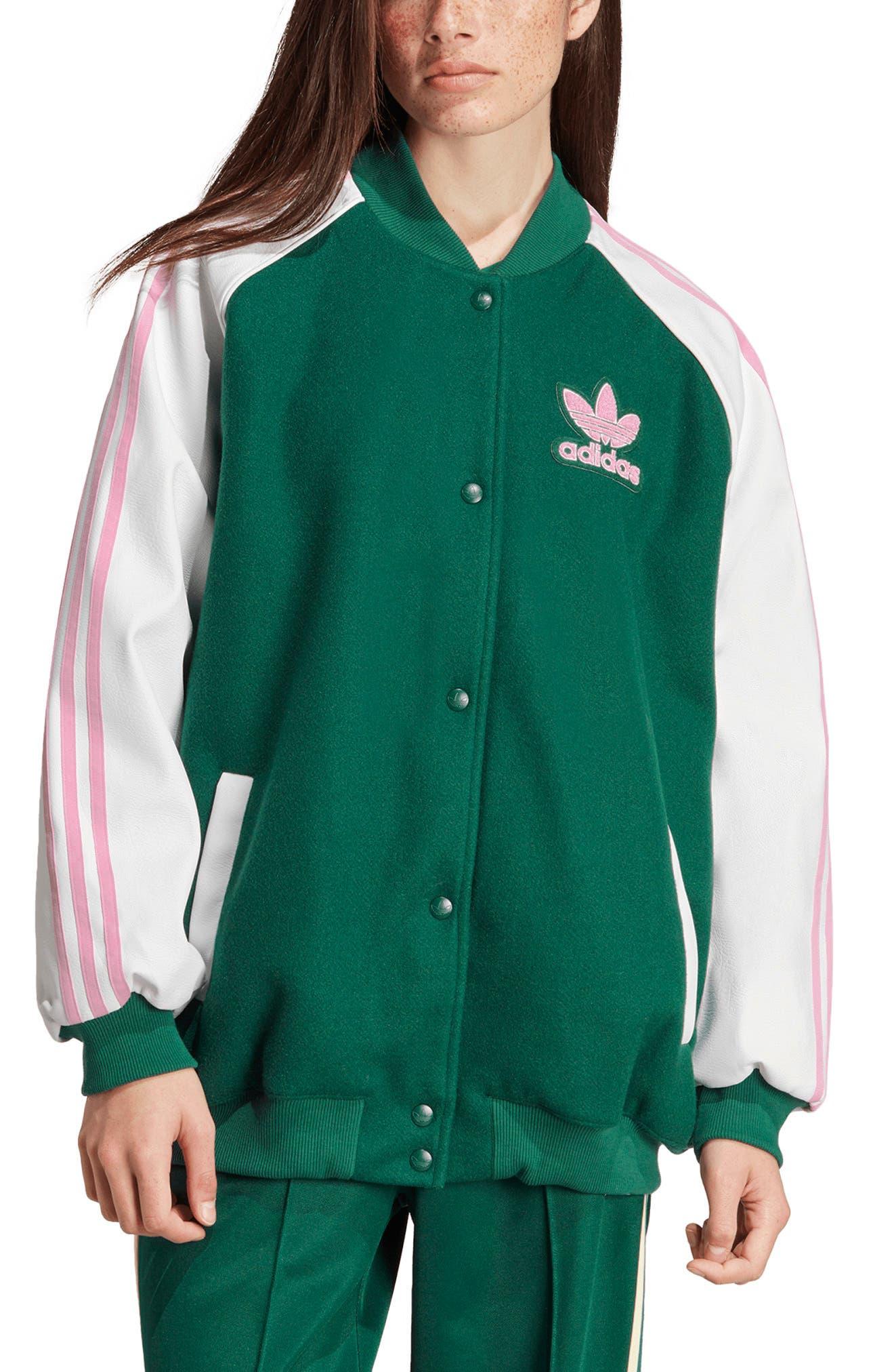 Adidas baseball jacket womens sale