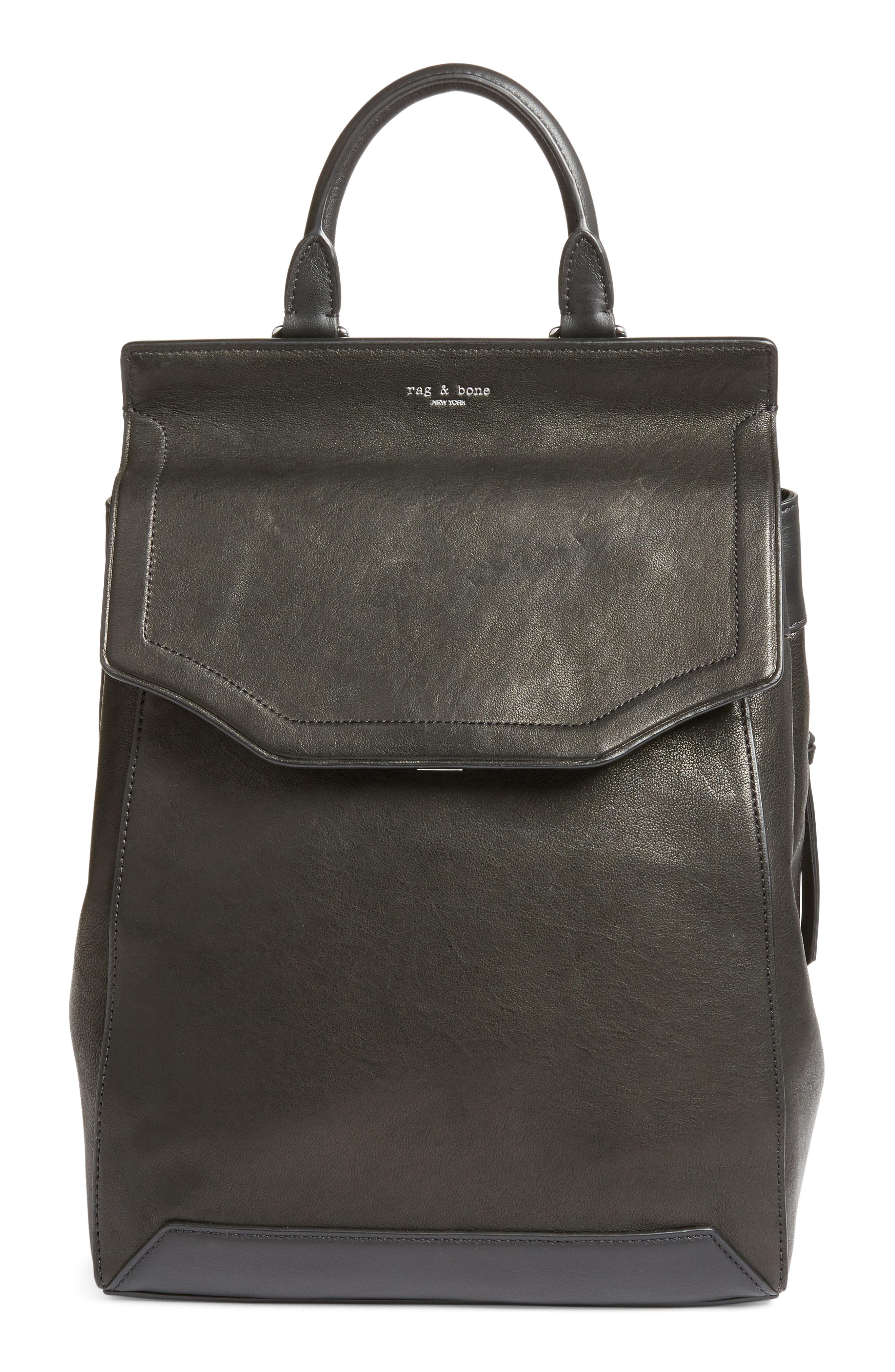 rag & bone pilot leather backpack