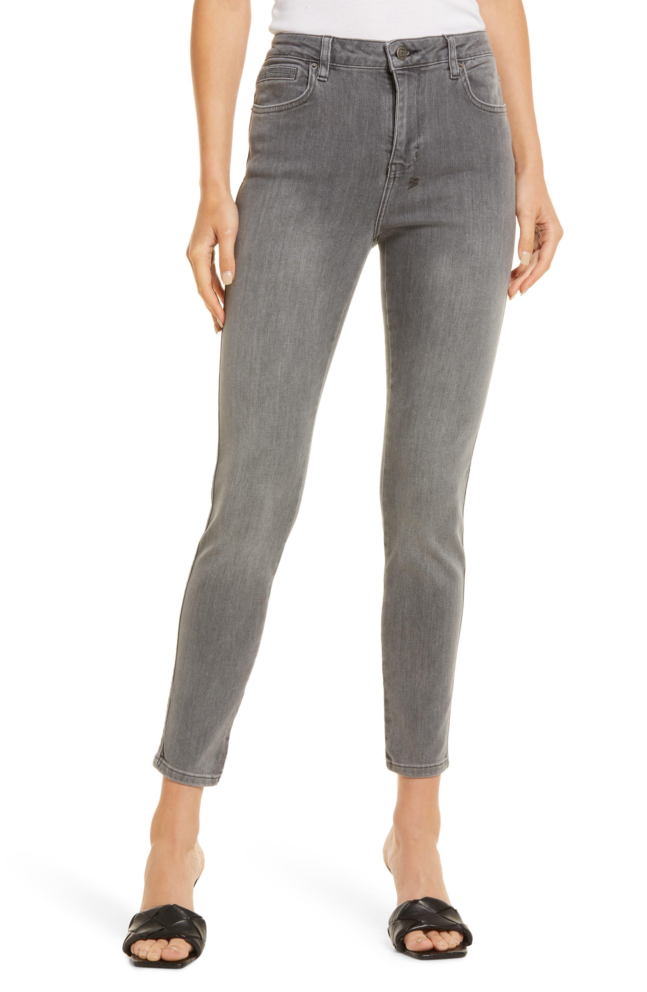 Ksubi Spray On Smoke Skinny Jeans in Gray Lyst