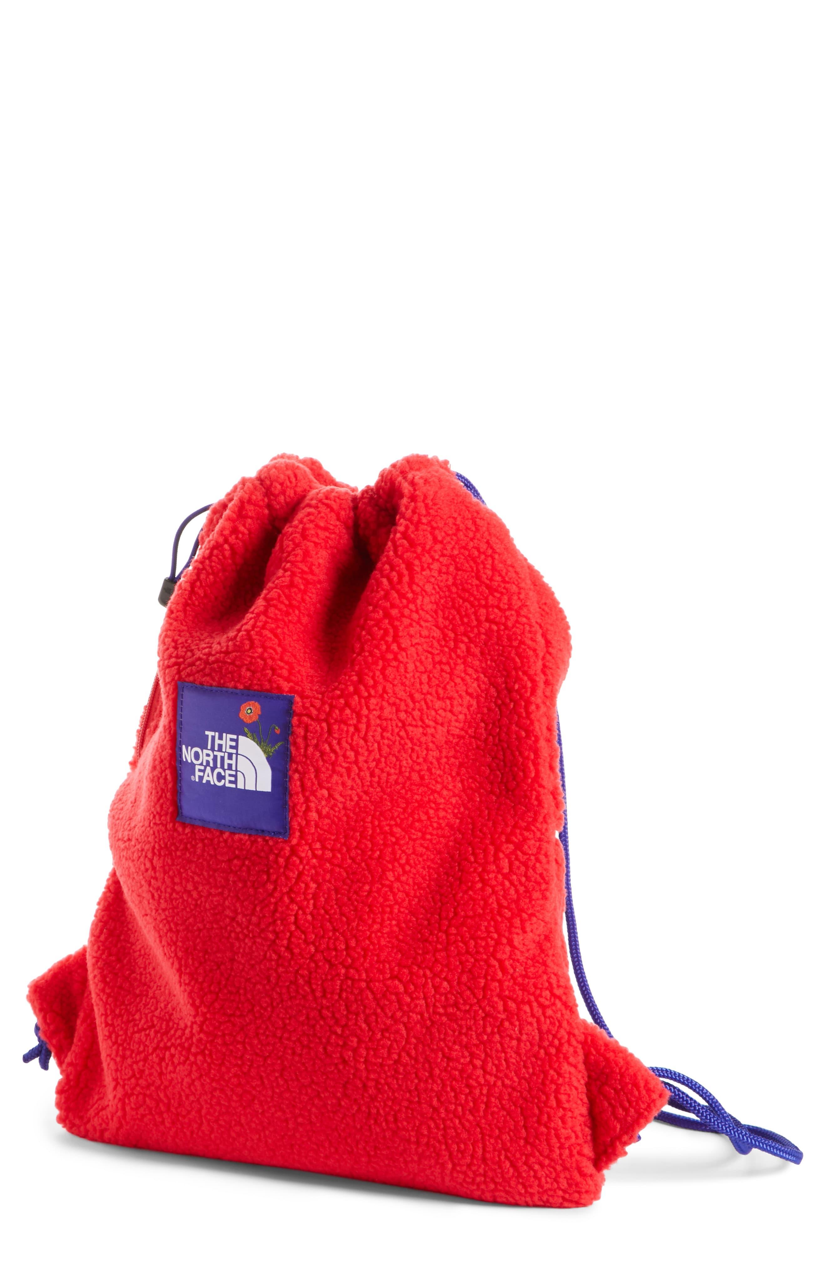 north face drawstring bag