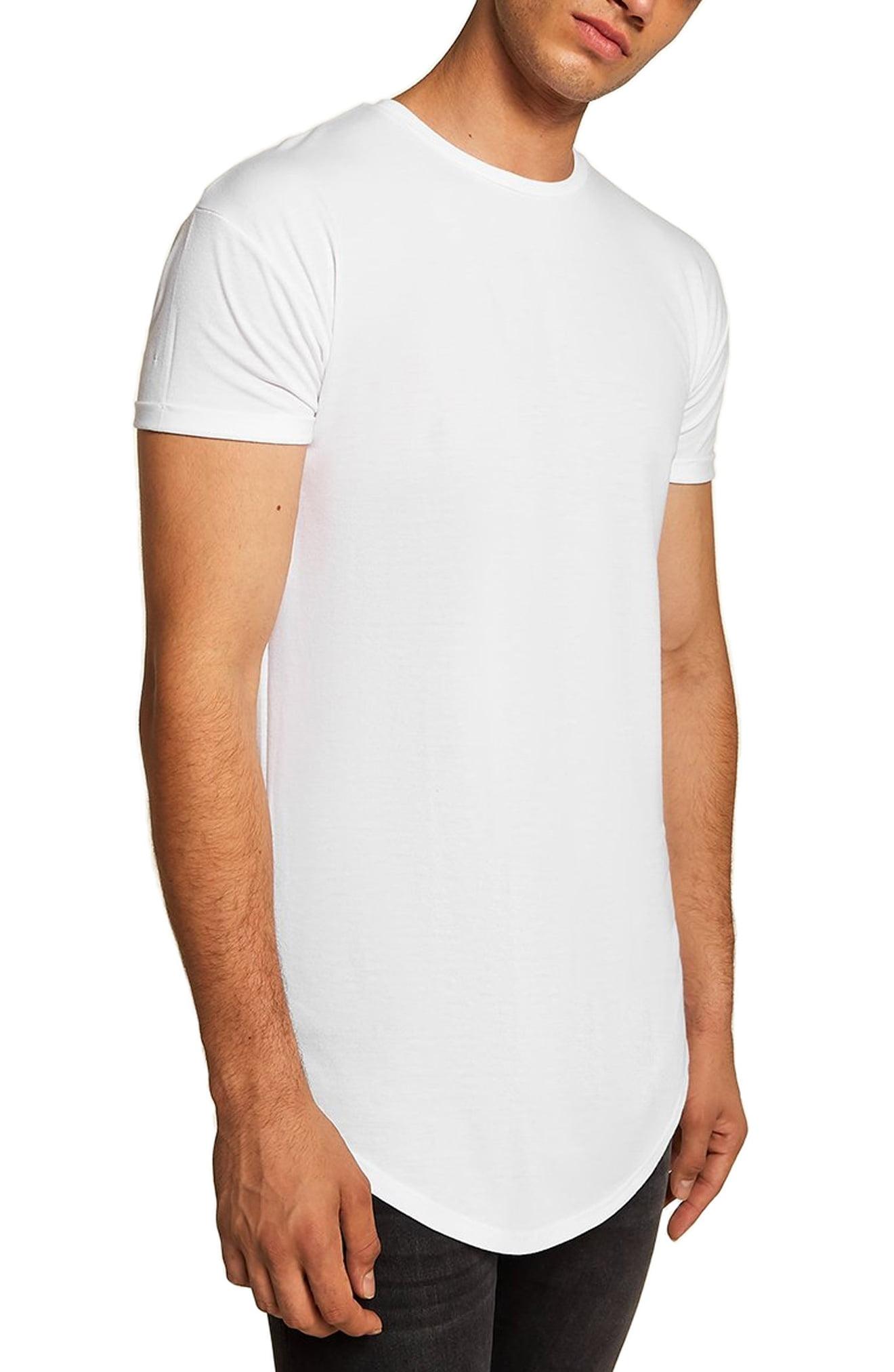 sammensatte fotografering Encommium TOPMAN Scotty Longline T-shirt in White for Men | Lyst