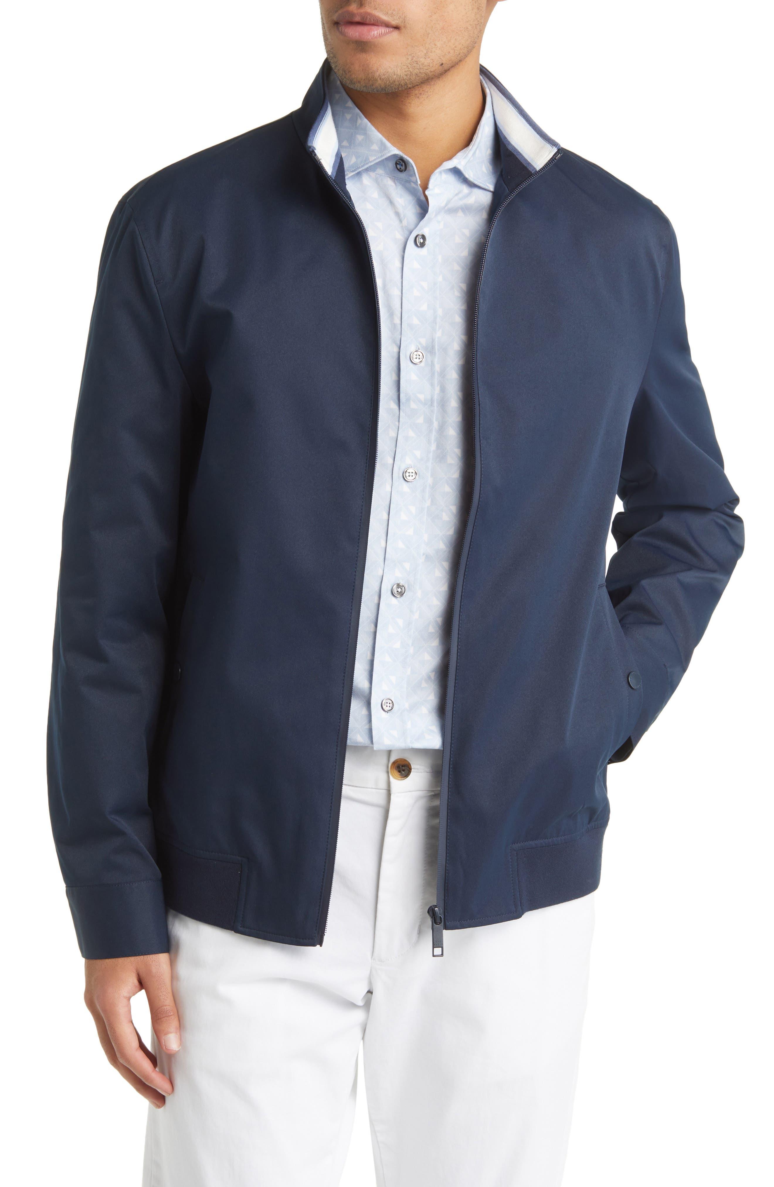 Ted Baker Arzona Bomber Jacket in Blue for Men Lyst