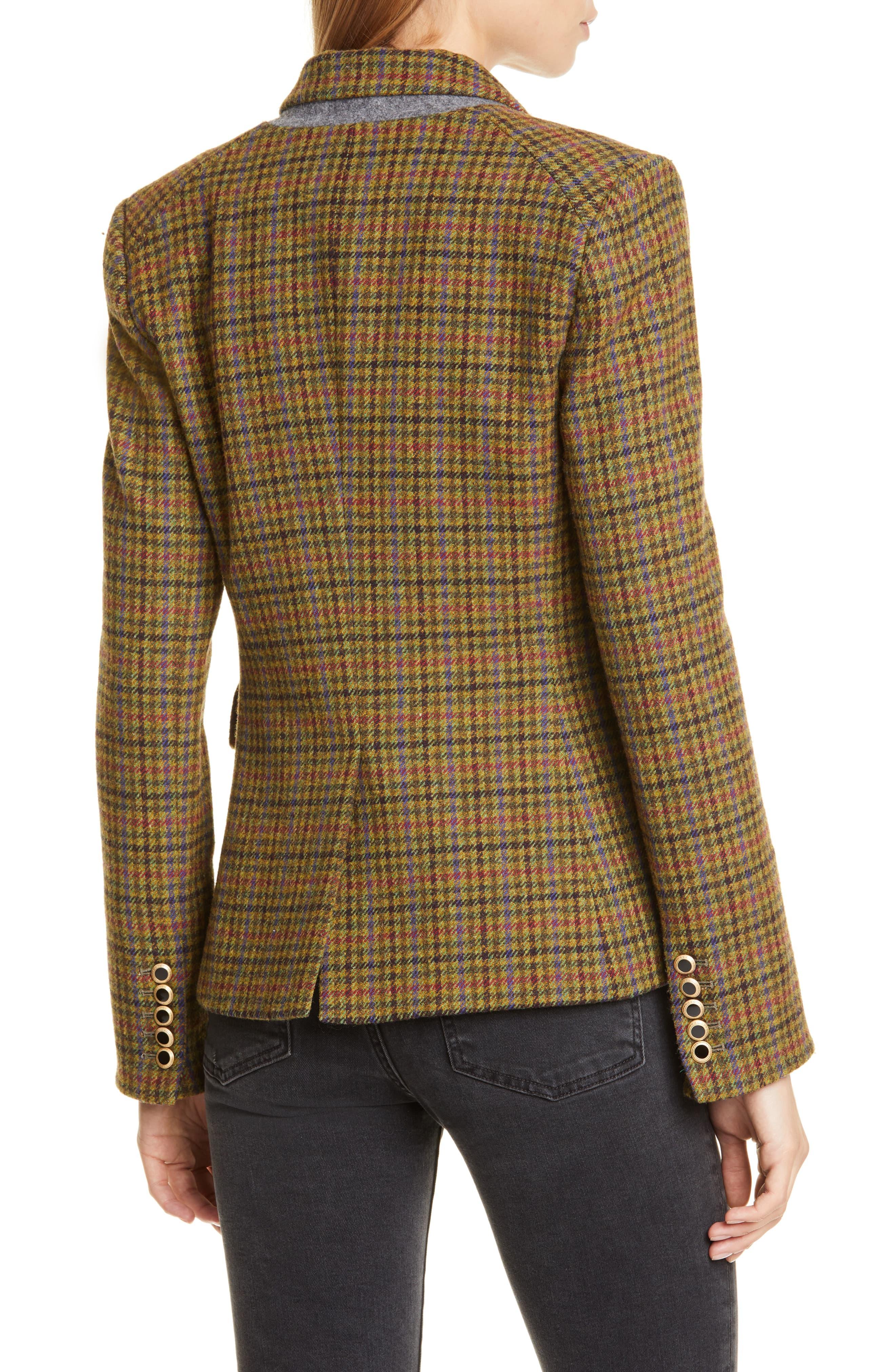 Veronica Beard Hamlin Plaid Wool Dickey Jacket in Green Lyst
