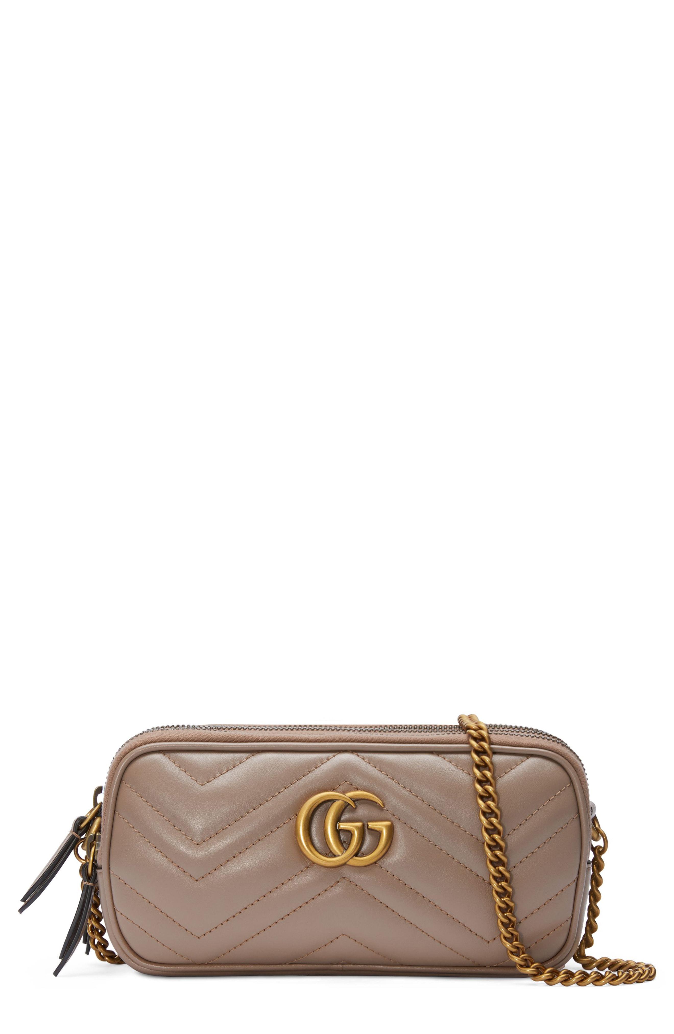 Lyst , Gucci Marmont 2.0 Leather Crossbody Bag ,