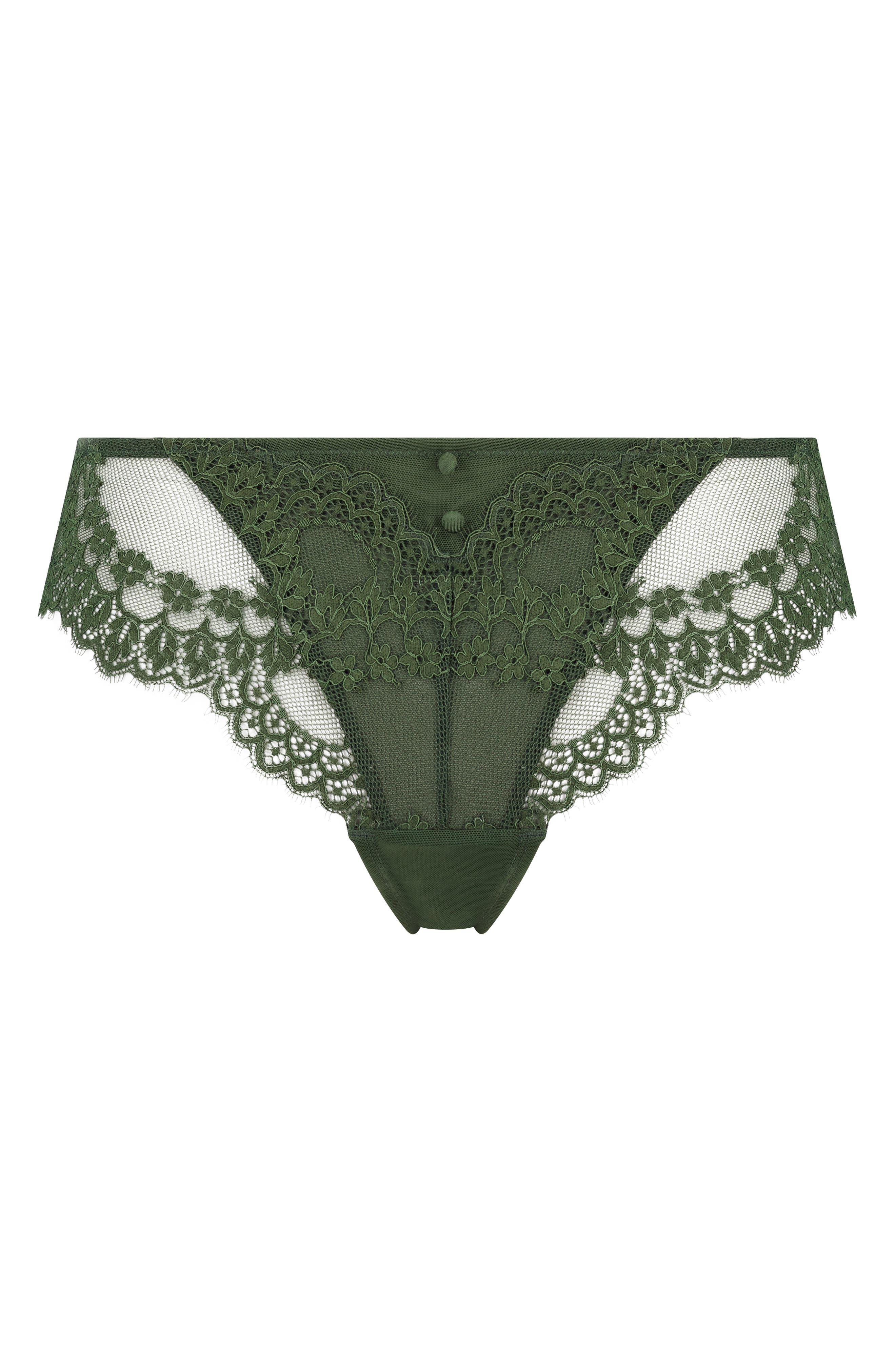 Hunkemöller Daisy Brazilian Panties in Green | Lyst