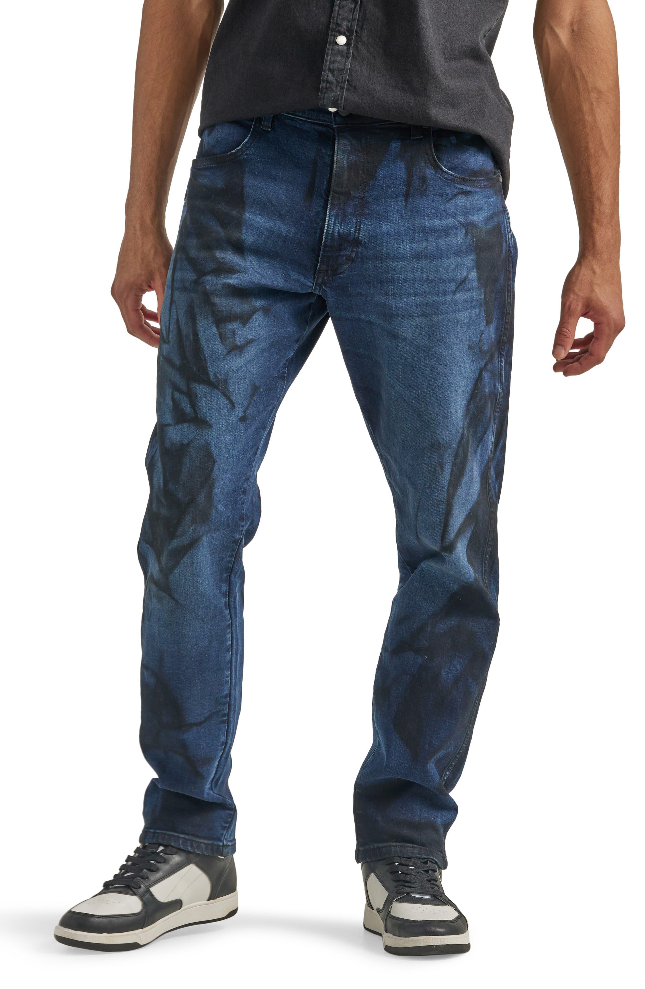 Wrangler Relaxed Tapered Fit Jeans in Blue for Men | Lyst