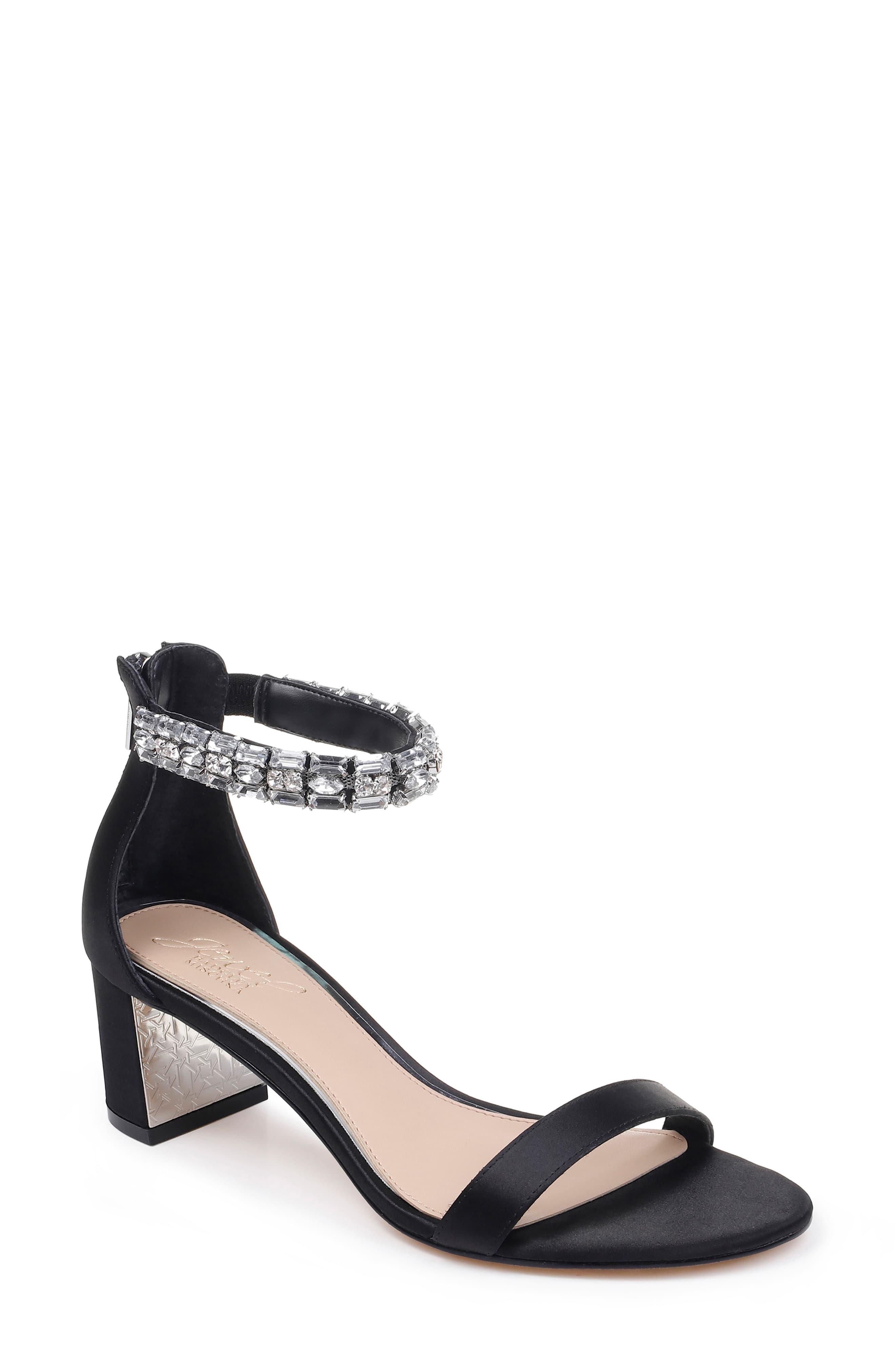 Badgley Mischka Katerina Ankle Strap Sandal in Black - Save 1% - Lyst