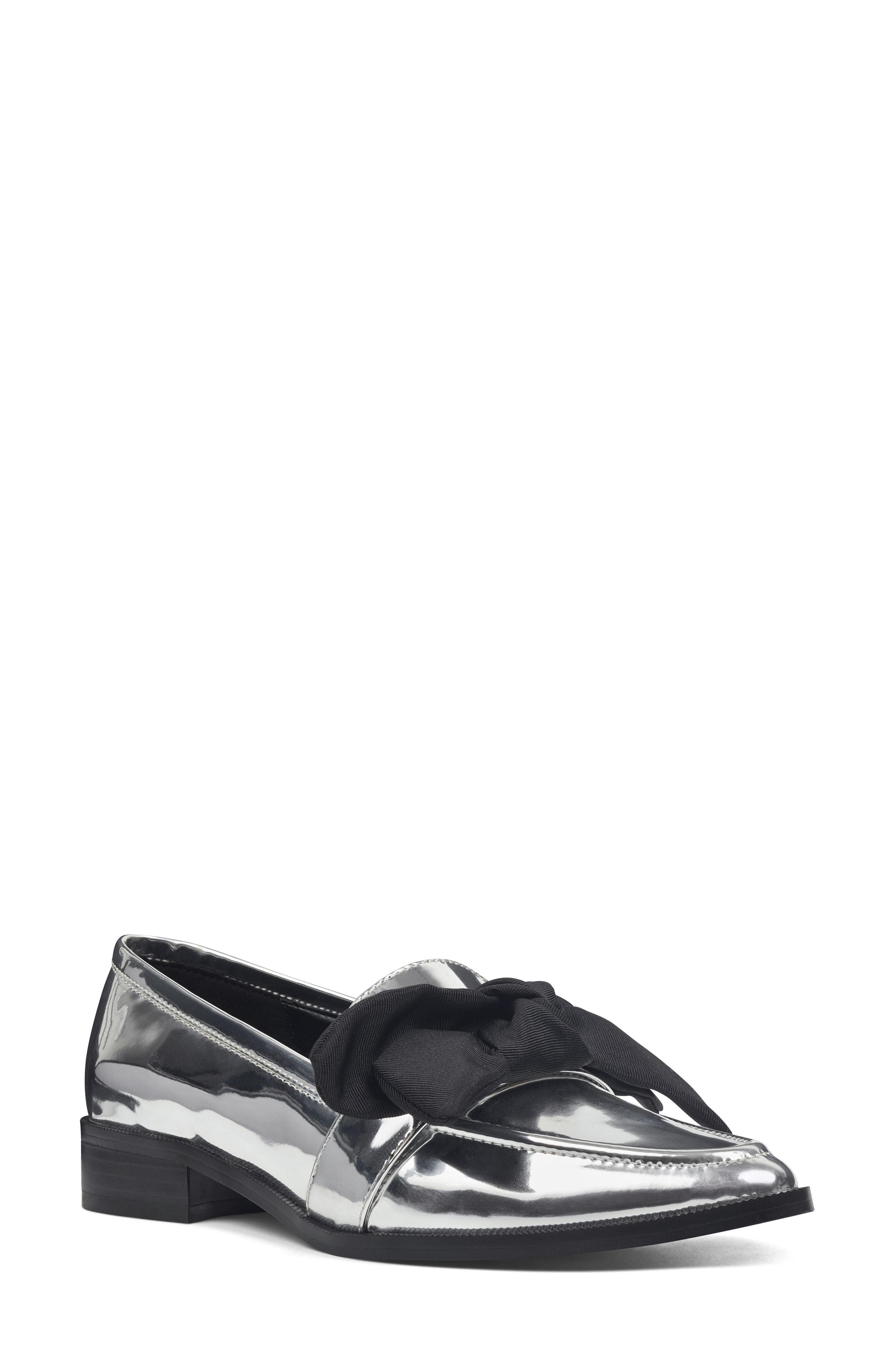 weeping bow loafers