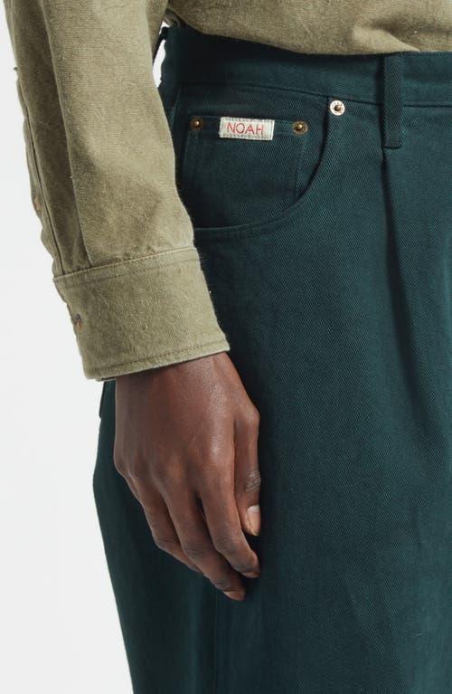 Noah nyc Brushed Pleated Jeans グリーン ジーンズ