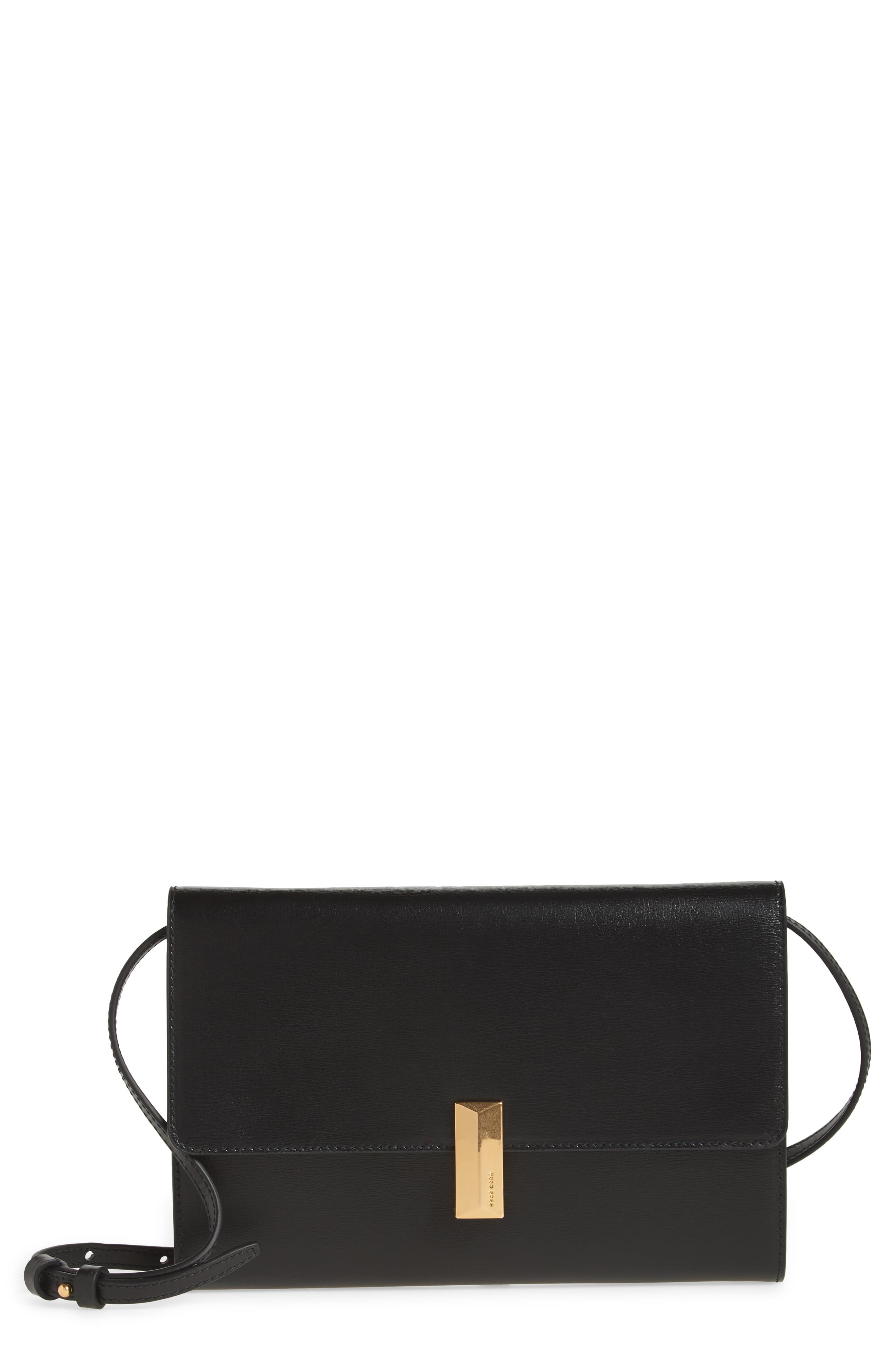 BOSS by Hugo Boss Nathalie Leather Crossbody Bag in Black Lyst