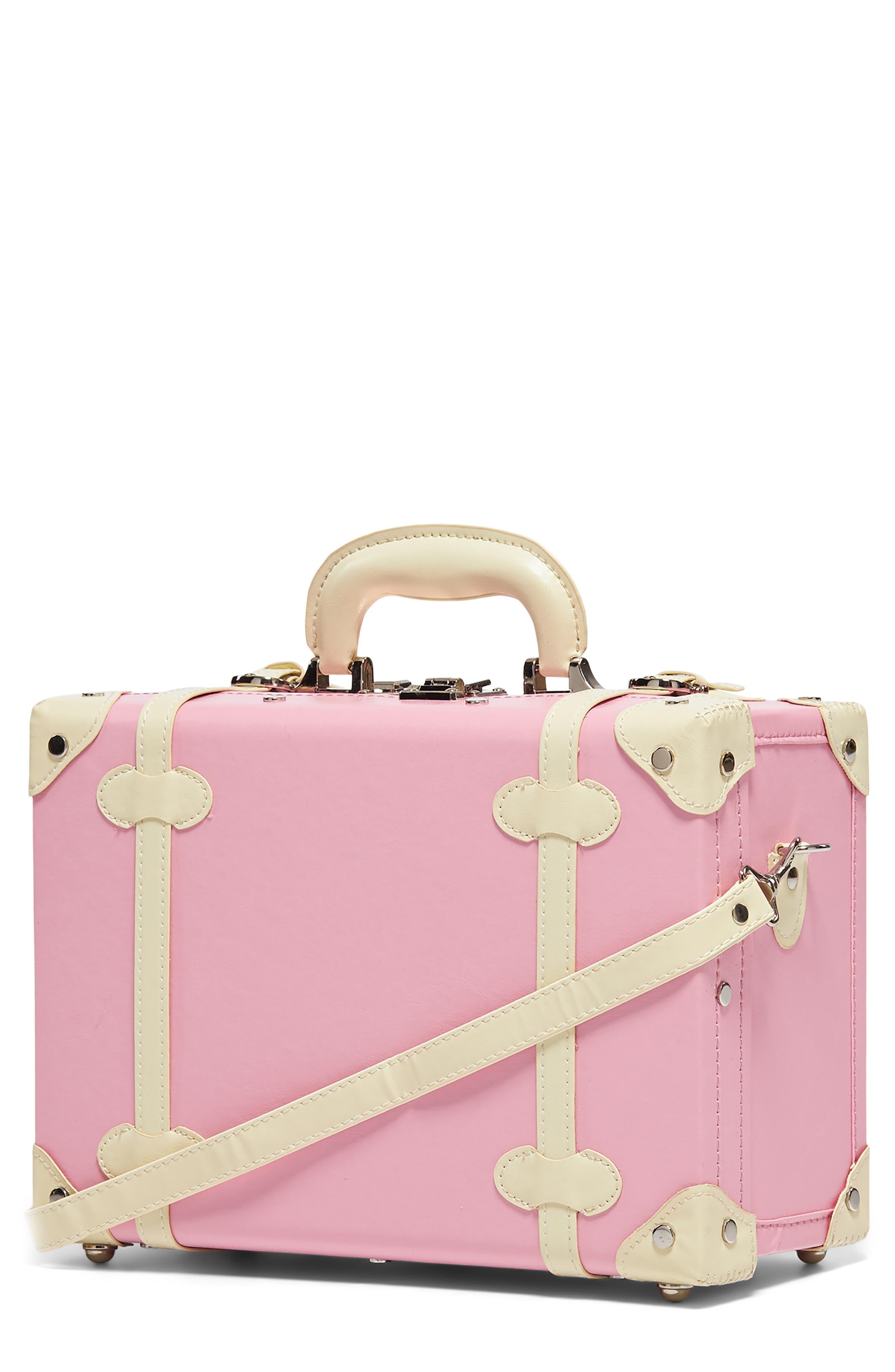 louis vuitton luggage pink