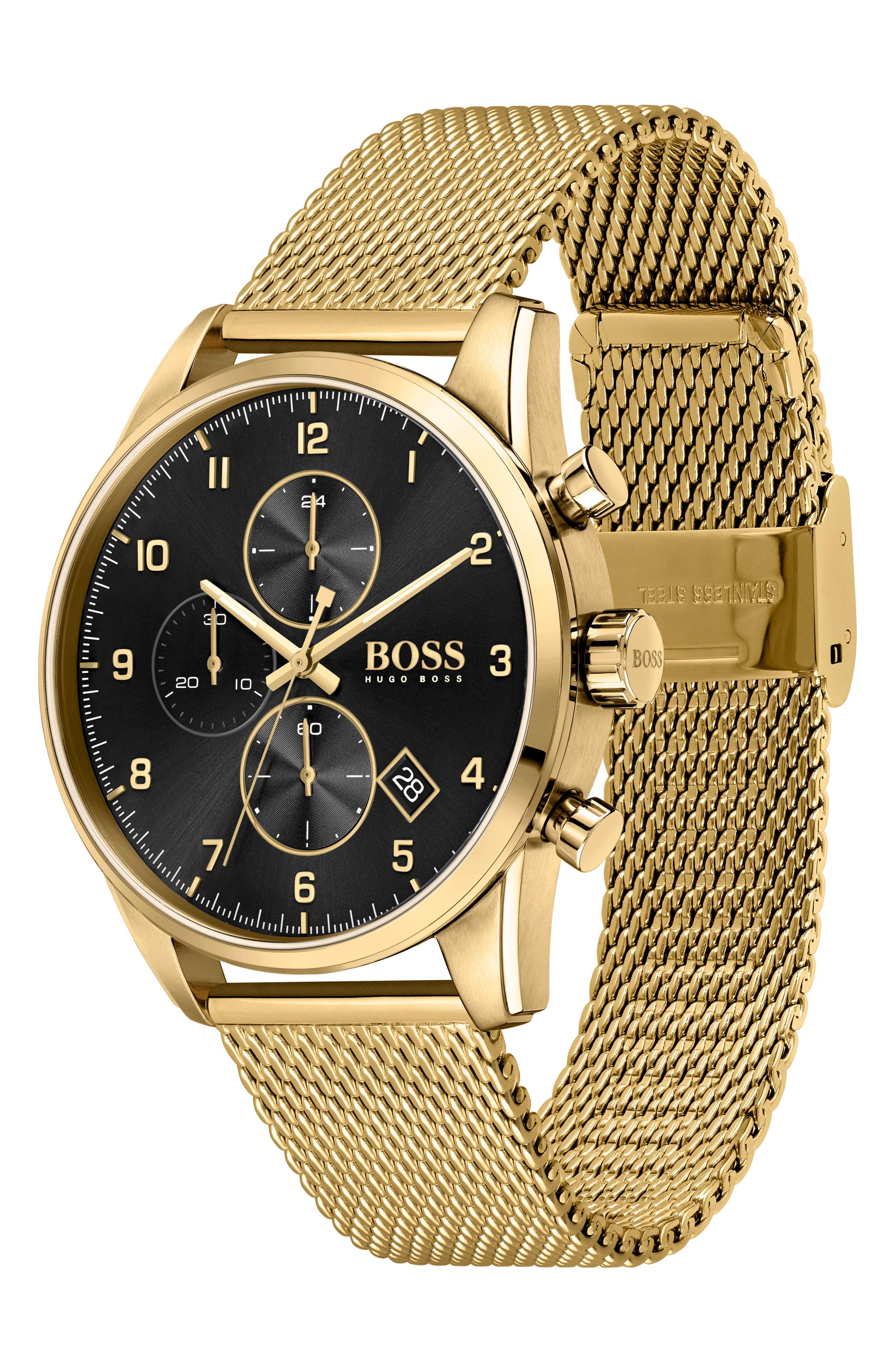 boss skymaster mens watch