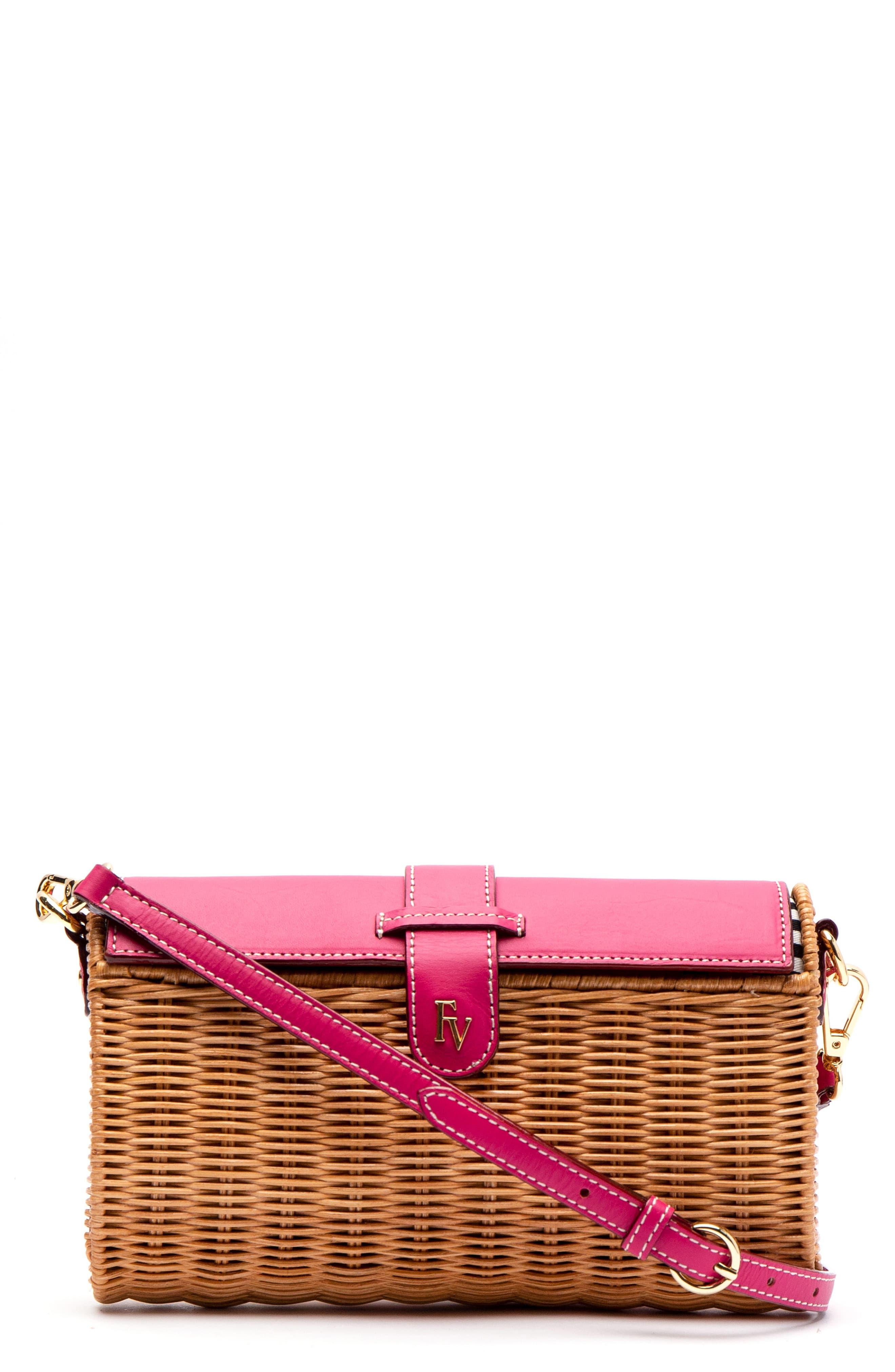 frances valentine wicker bag