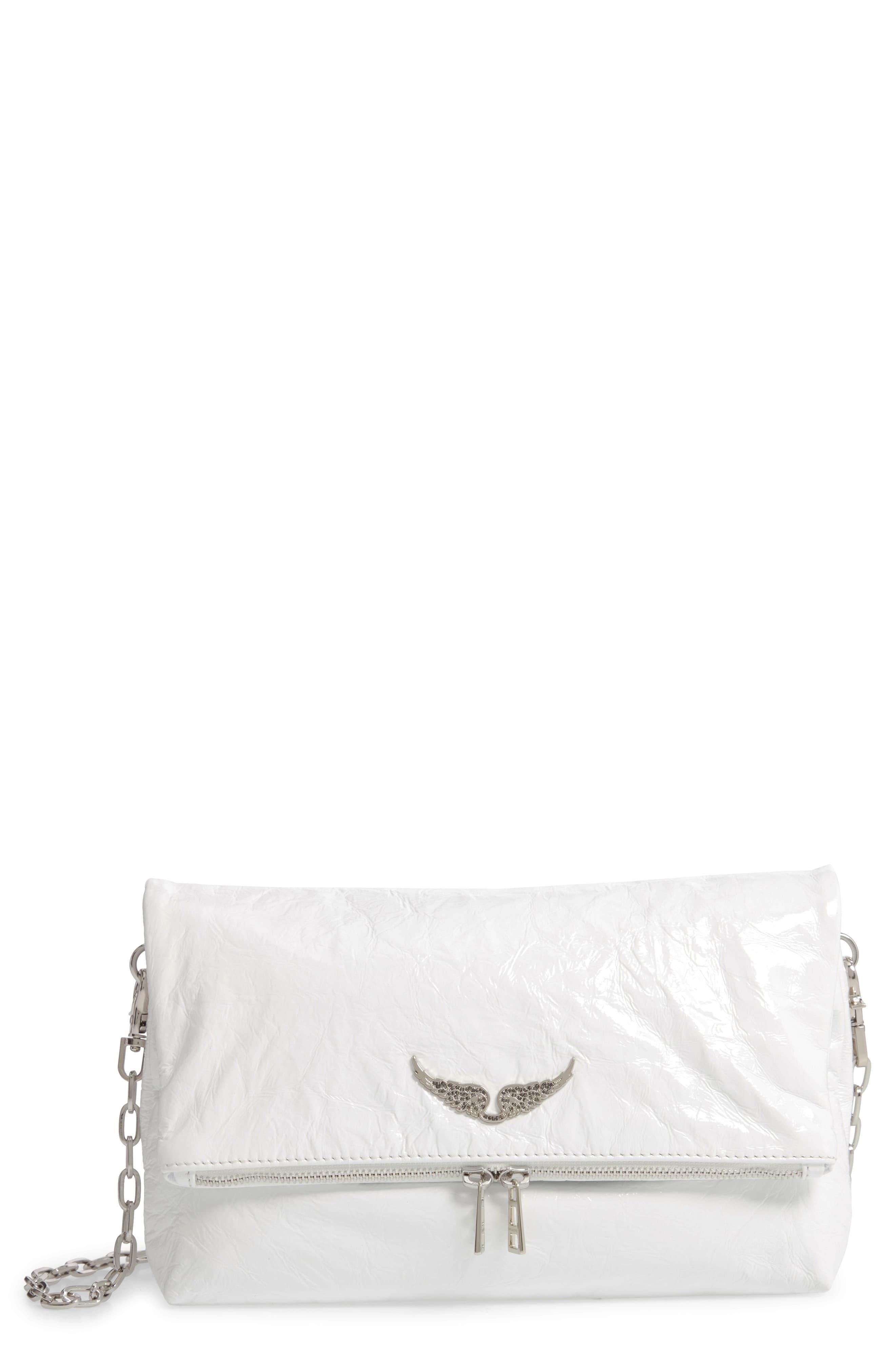 zadig & voltaire rock leather crossbody bag