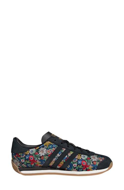 adidas X Liberty London Country Sneaker in Black | Lyst