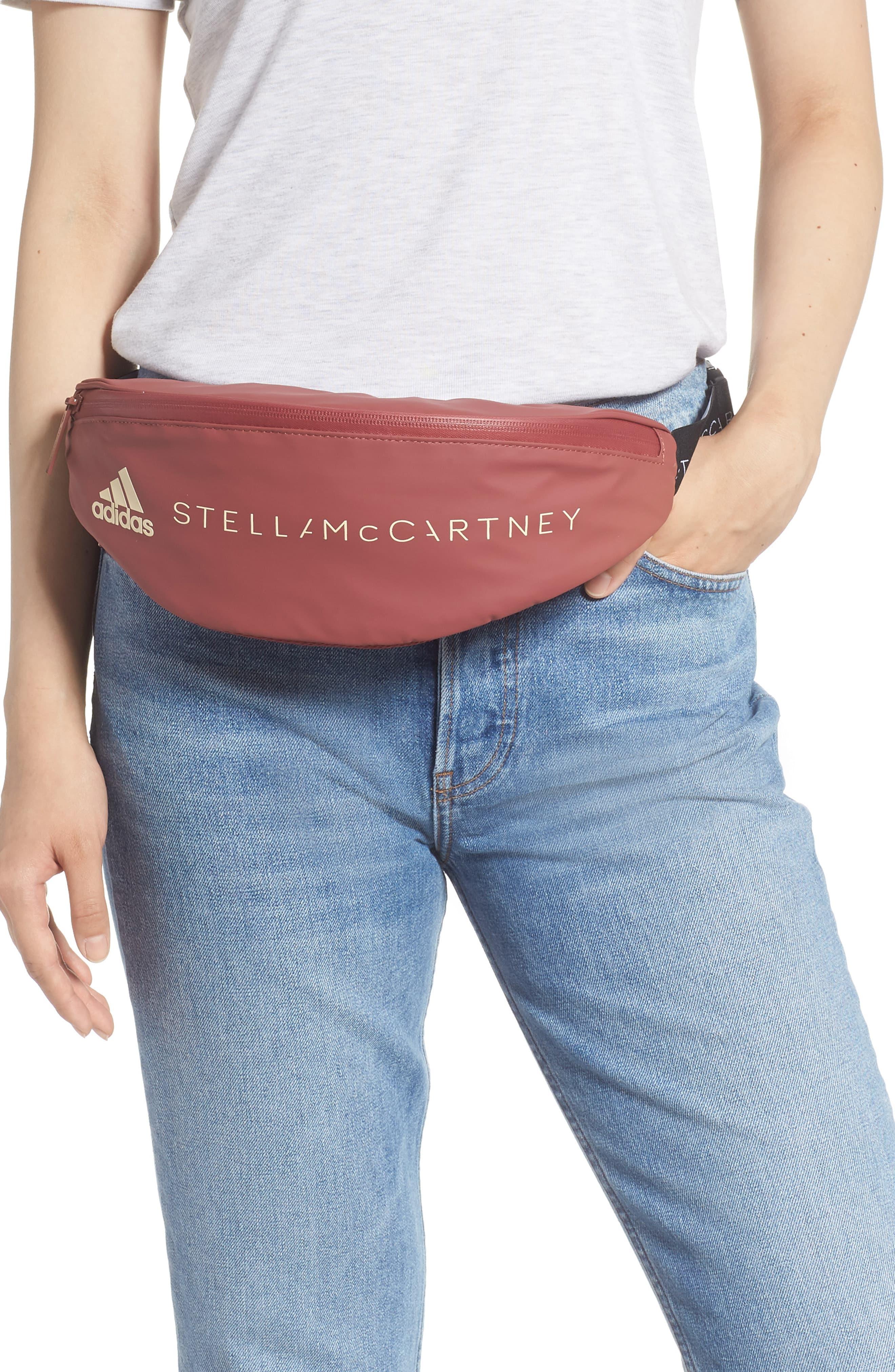 adidas By Stella McCartney Badge Of Sports Belt Bag in Red - Lyst