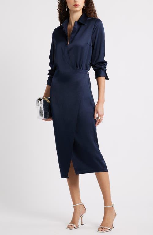 v neck cable knit long sleeve mini dress Haute Kopal Cozy Cable Dress