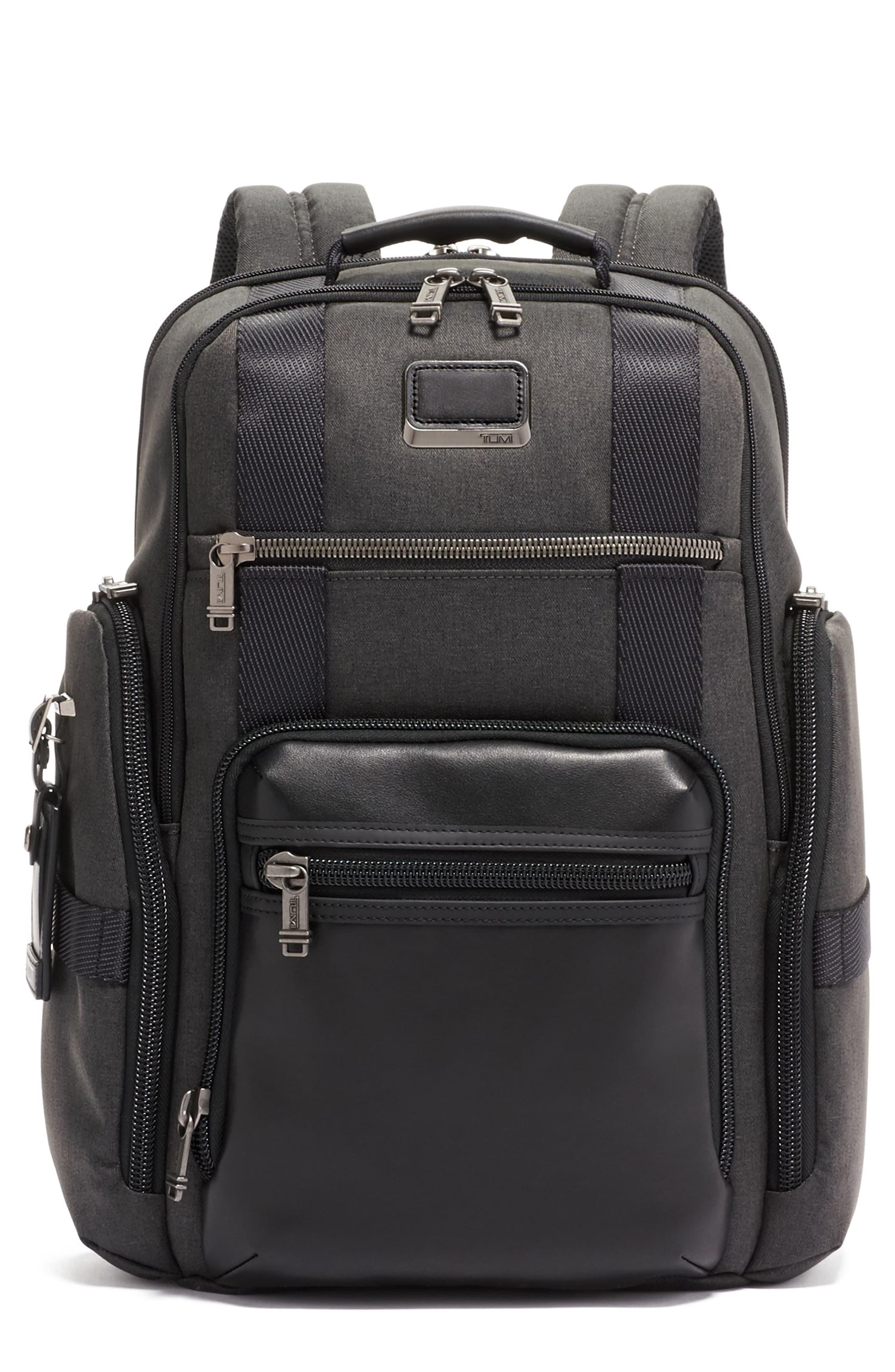 Tumi Alpha Bravo Sheppard Deluxe Backpack in Graphite (Gray) for Men ...