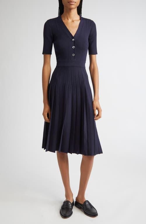 オールインワン・サロペット Thom Browne Oxford Cotton Midi Dress With Fringed Collar Thom Browne Oxford Cotton Dress With Fringed Collar | THE LIST