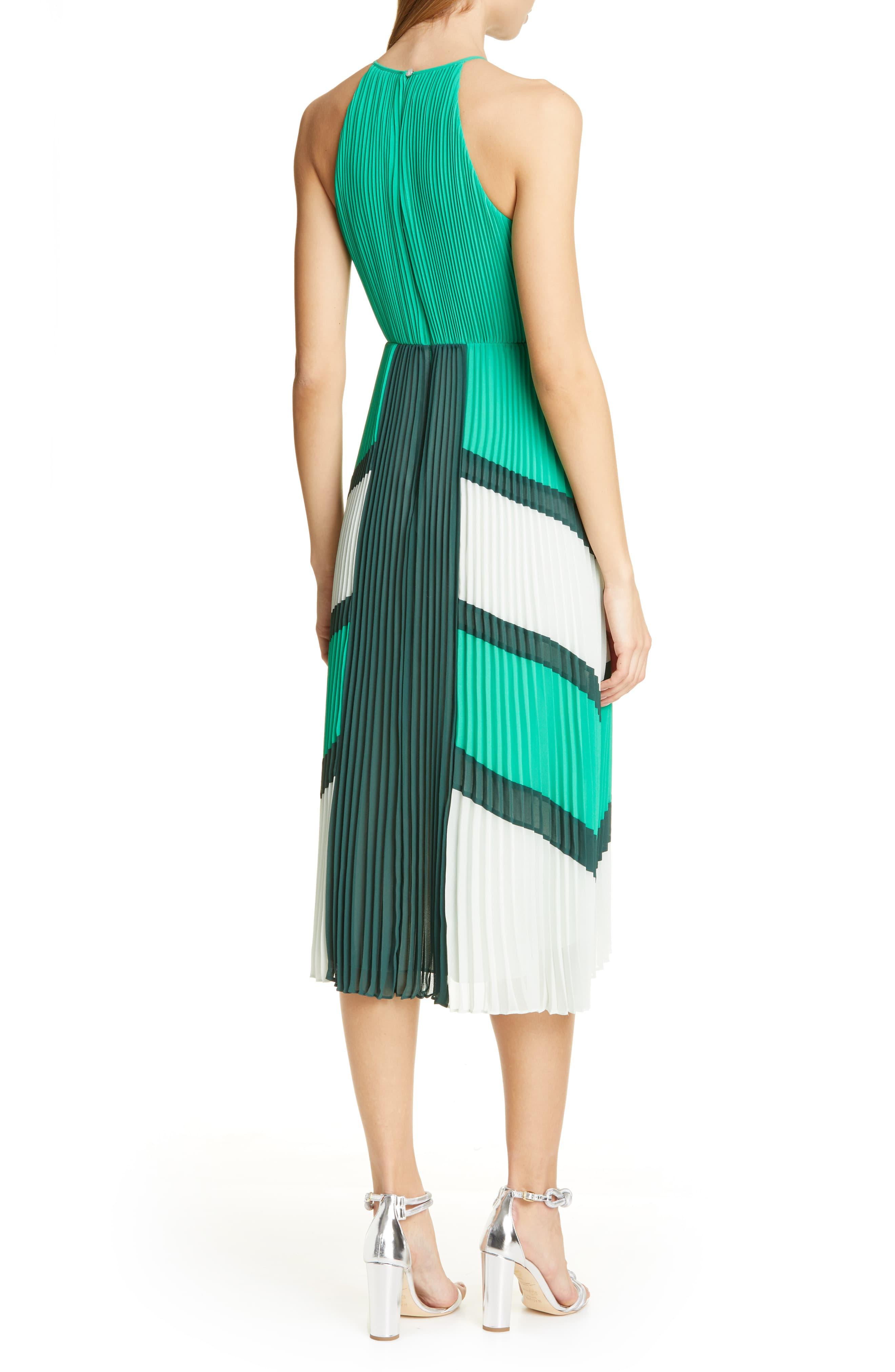 ted baker nellina pleated midi dress