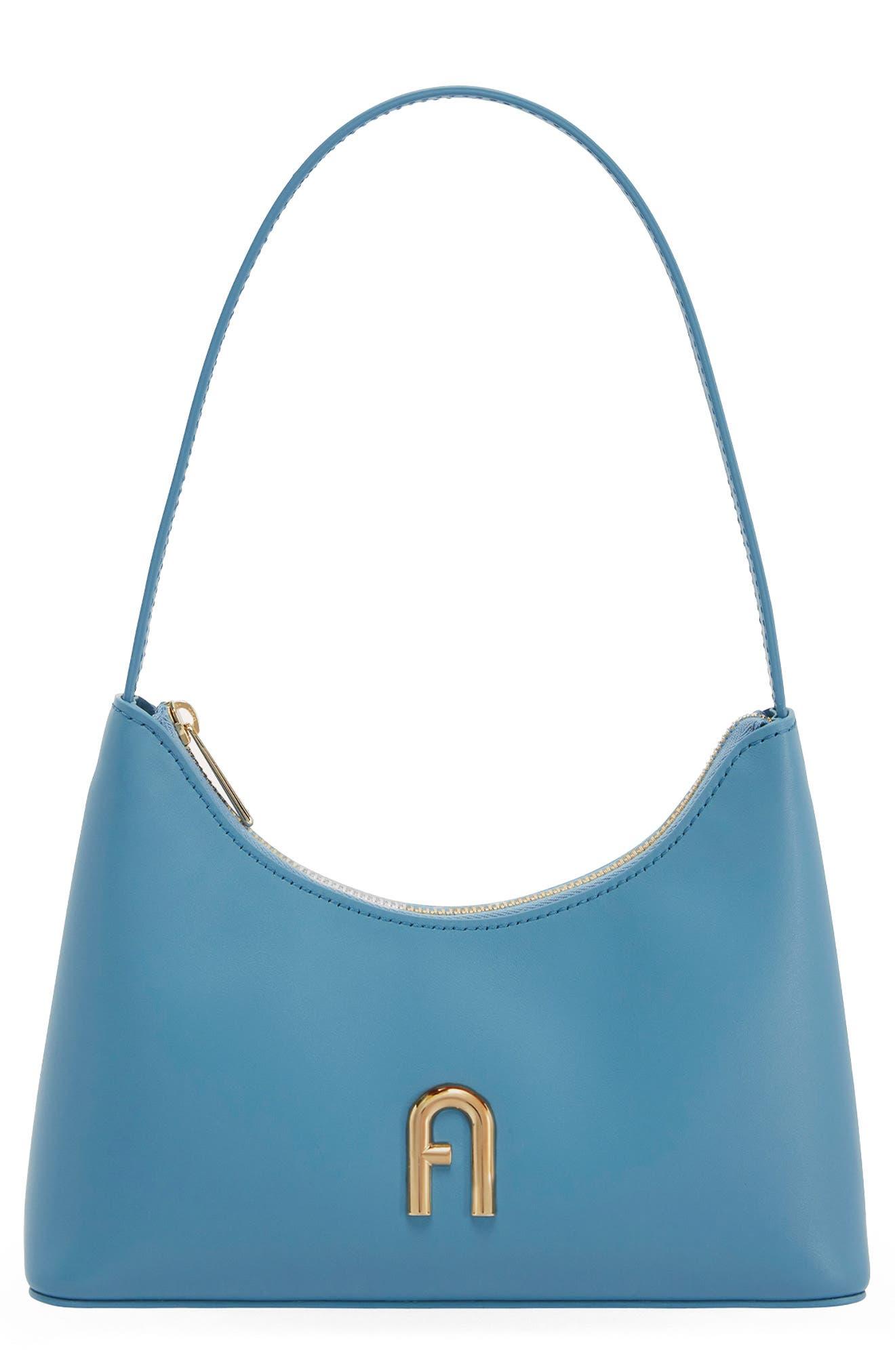 Furla Diamante Mini Shoulder Bag in Blue | Lyst