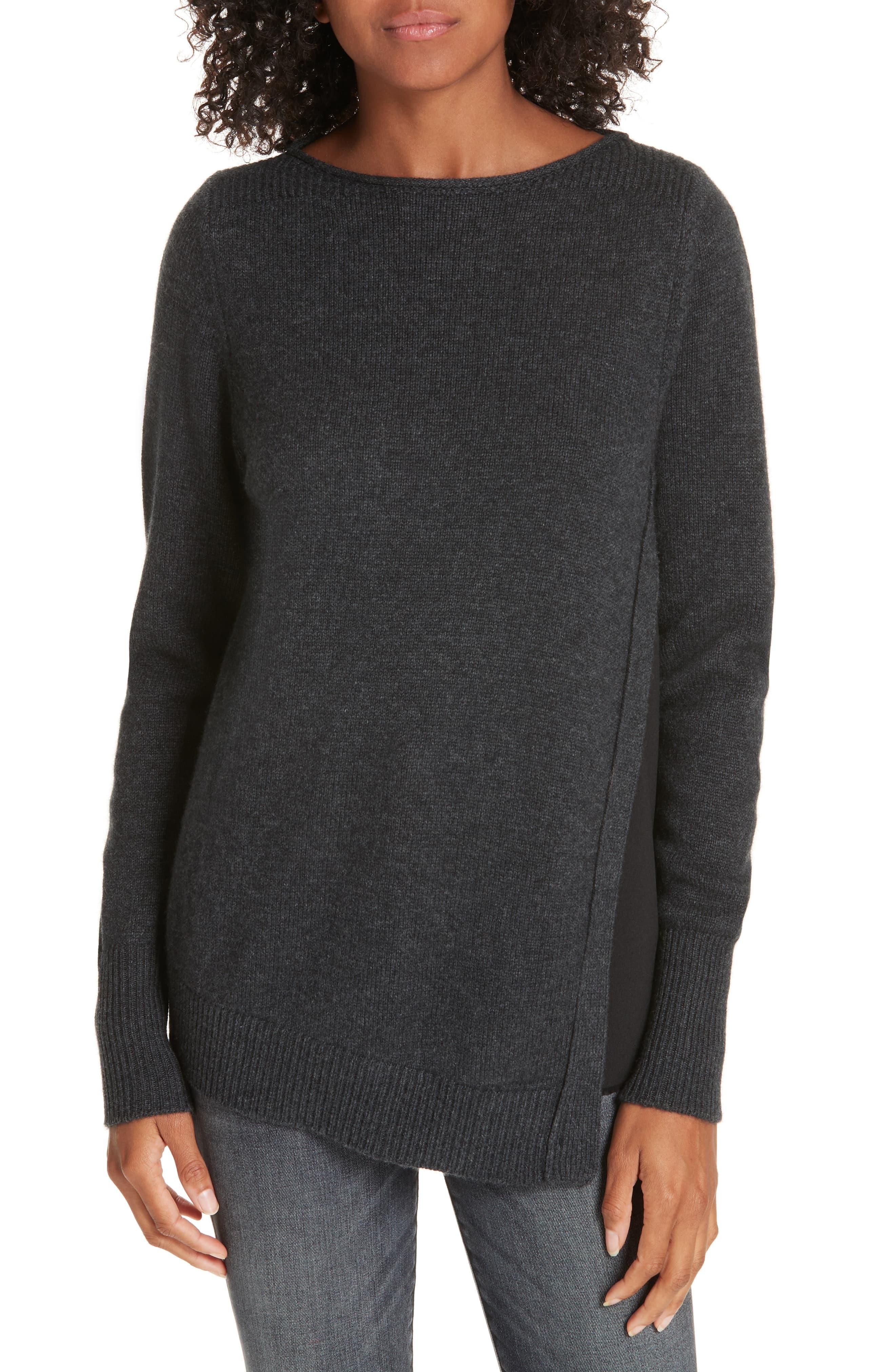 Brochu Walker Wool & Cashmere Layered Sweater in Black - Lyst