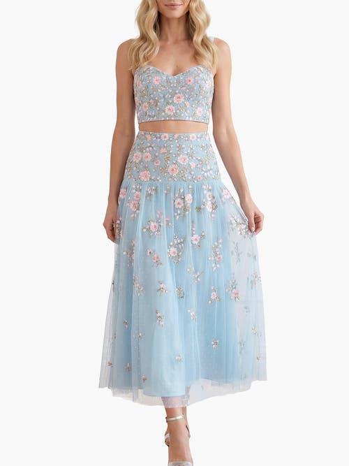 ankle length skirts and dresses Kissel Eyelet Bubble Maxi Skirt