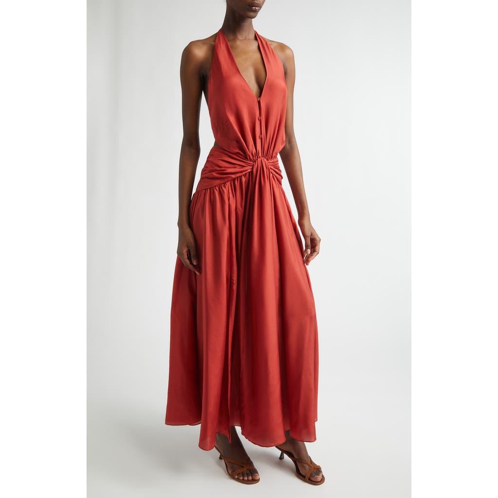 zimmermann red silk wrap dress Zimmermann Silk Wrap Dress - Burgundy Dresses, Clothing - WZI29888