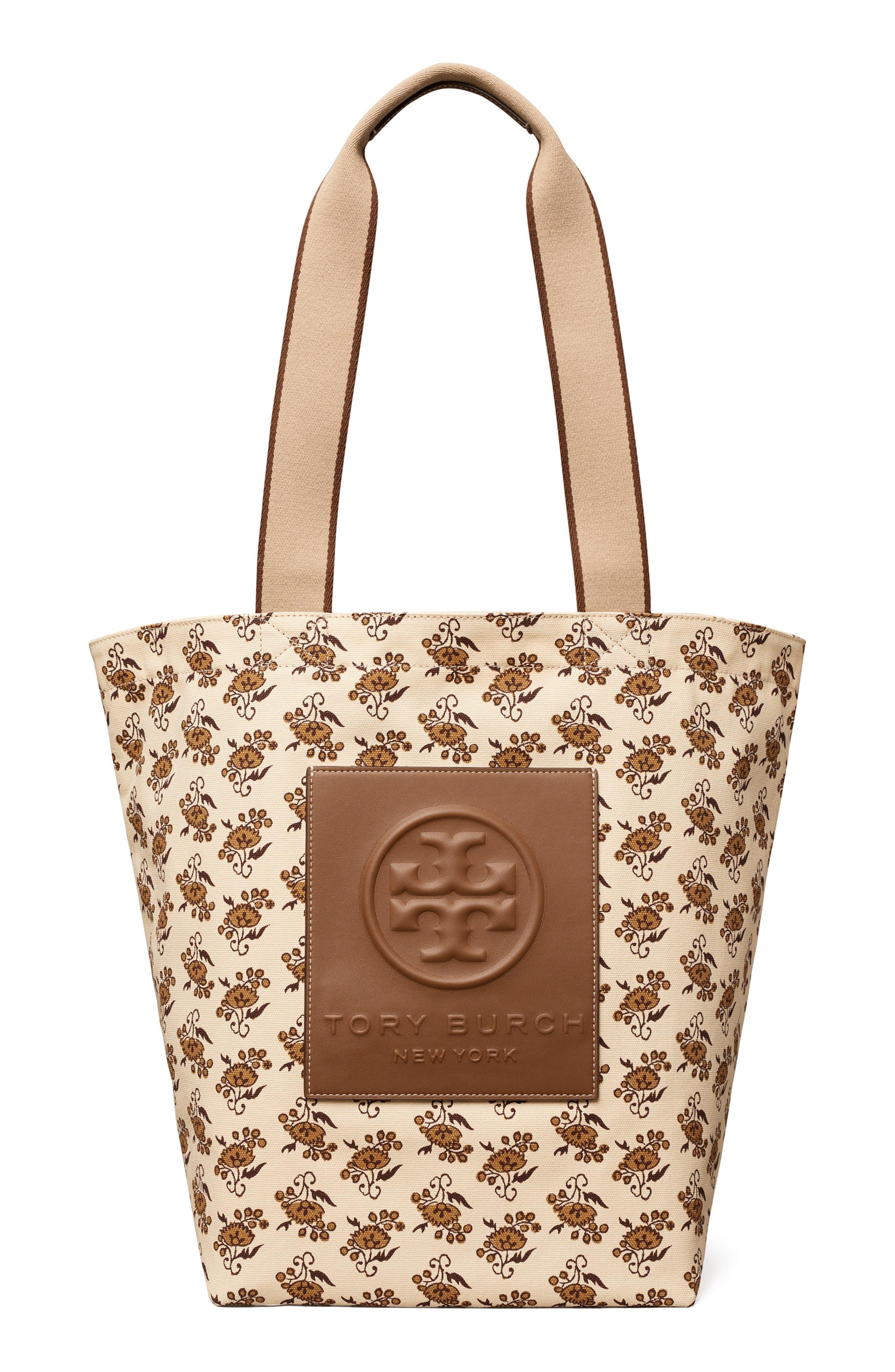 tory burch canvas tote bag