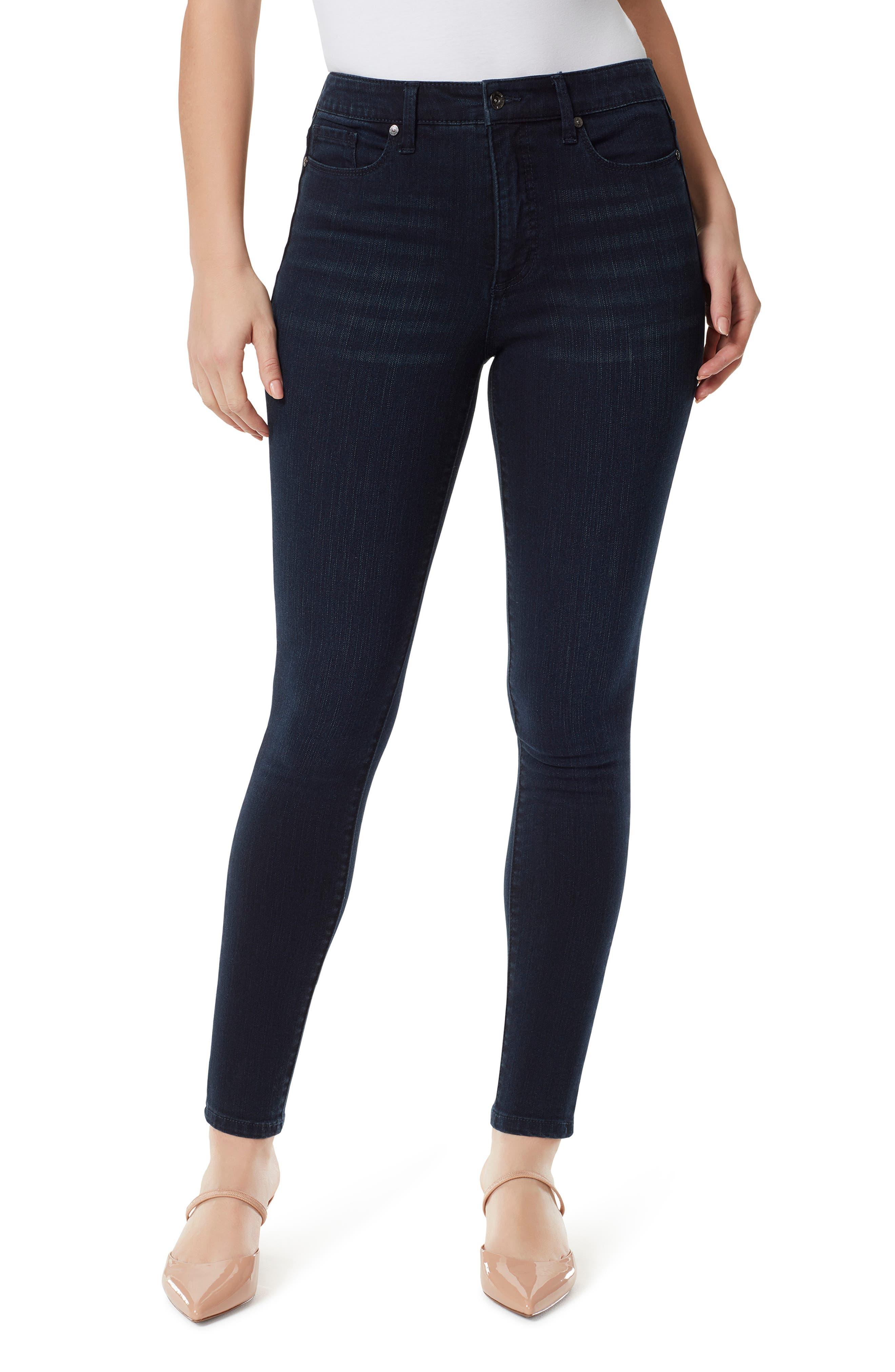 Anne Klein Essential High Waist Skinny Jeans in Blue | Lyst