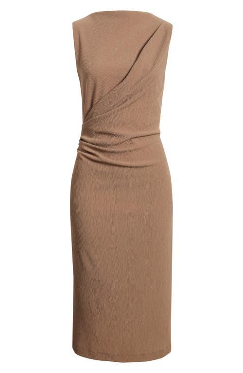 tan beige dress Elegant Beige Short-Sleeve Midi Dress for Women  Casual Chic Everyday   FineLook