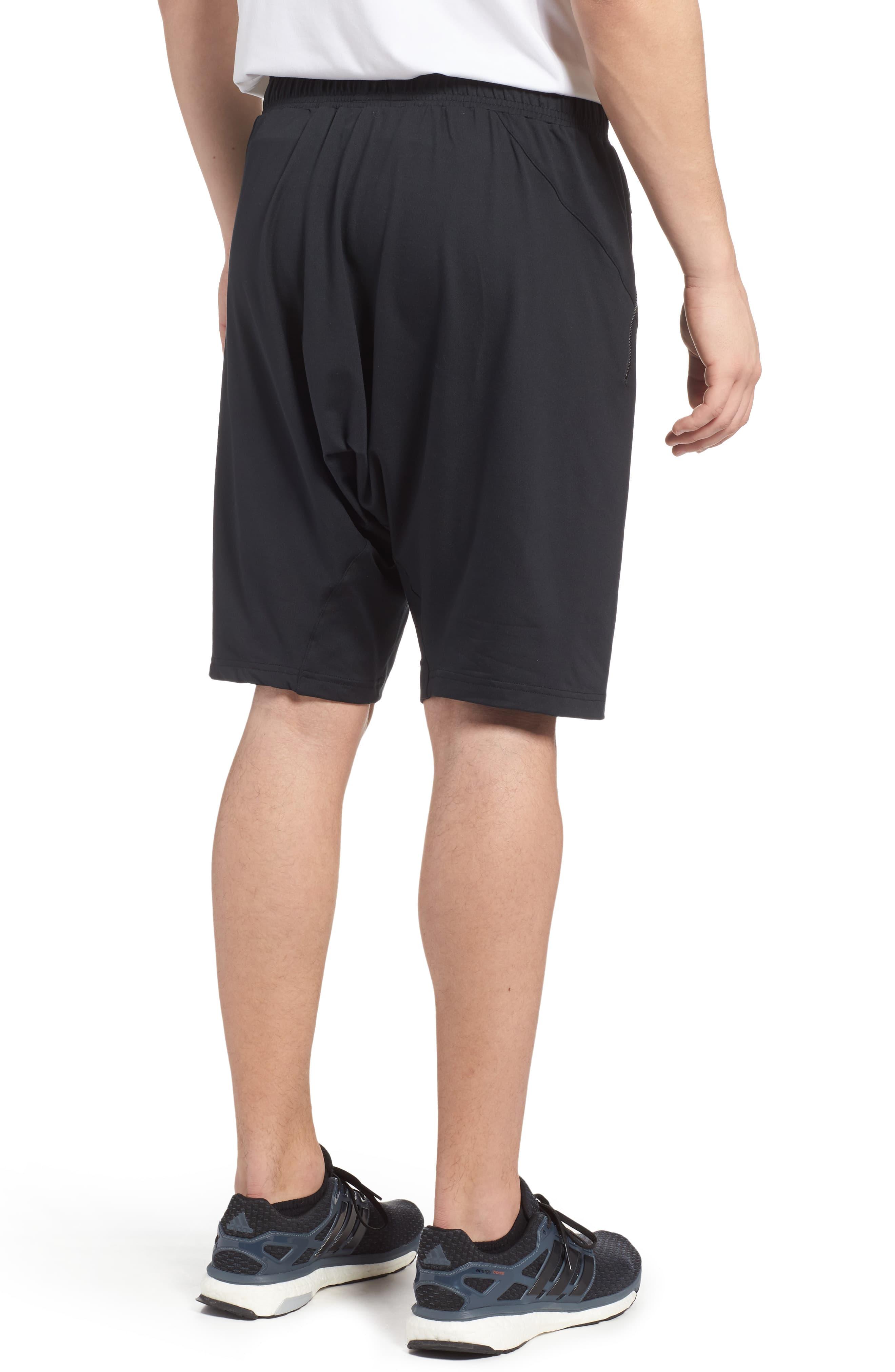 Alo Yoga Drop Crotch Shorts in Black for Men - Lyst