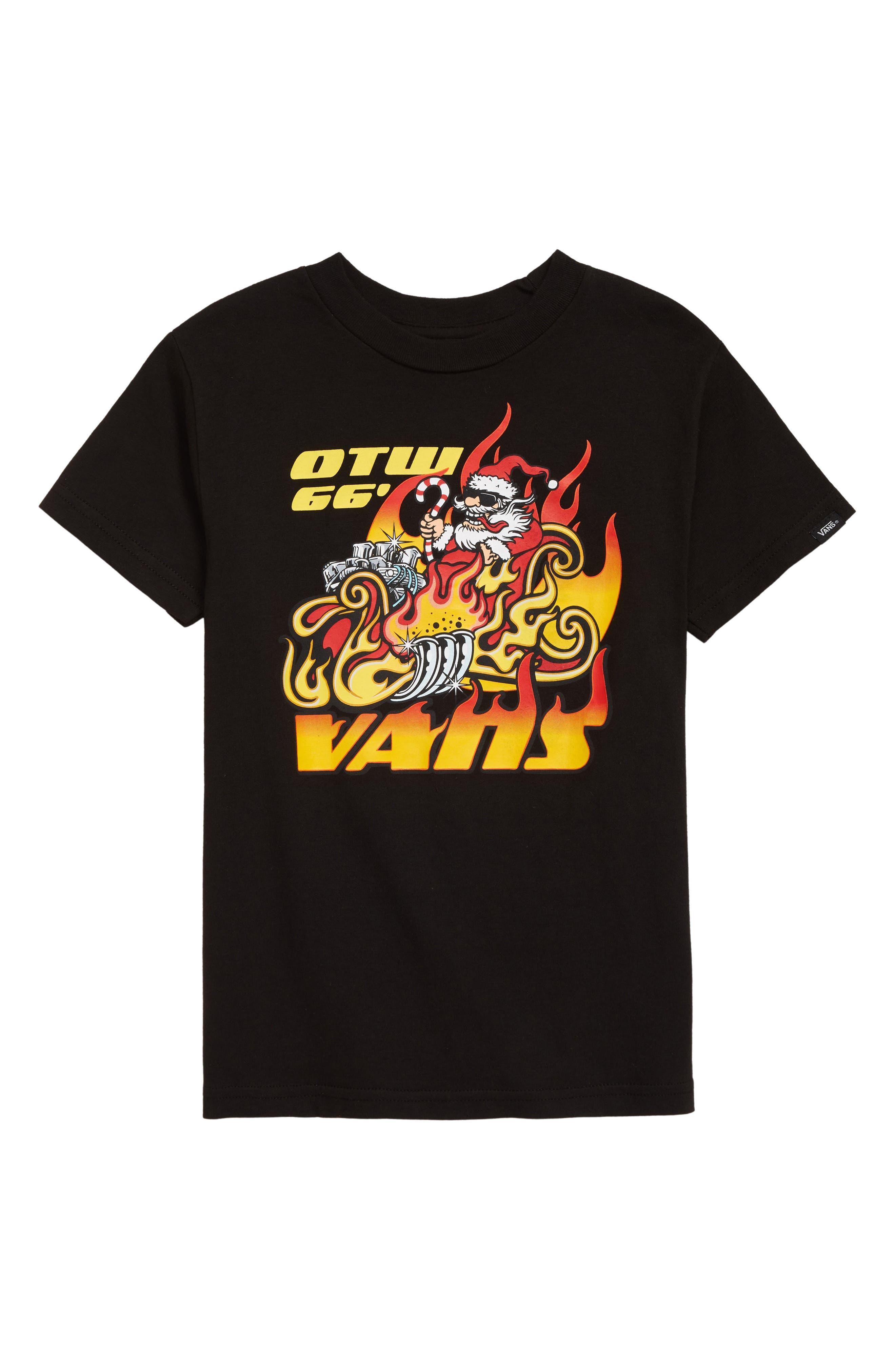 Vans Flame Graphic Tee in Black for | Lyst