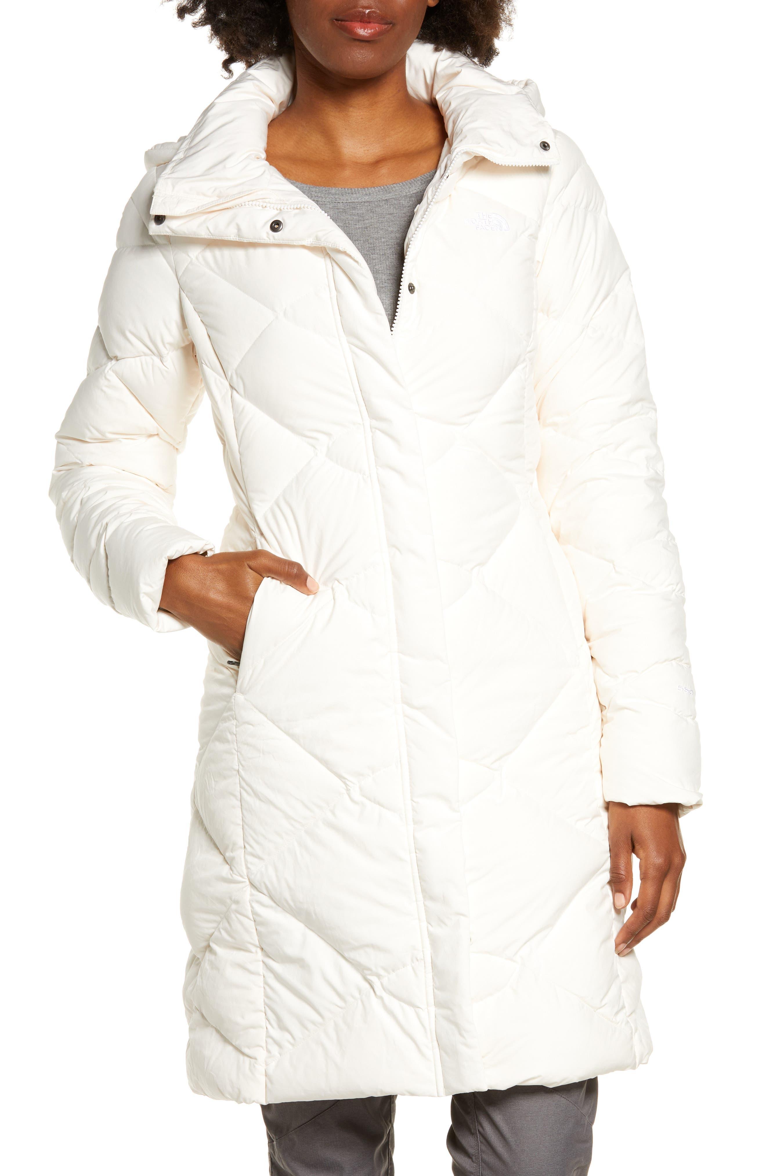 The North Face Miss Metro Ii Hooded Water Resistant Down Parka in White |  Lyst