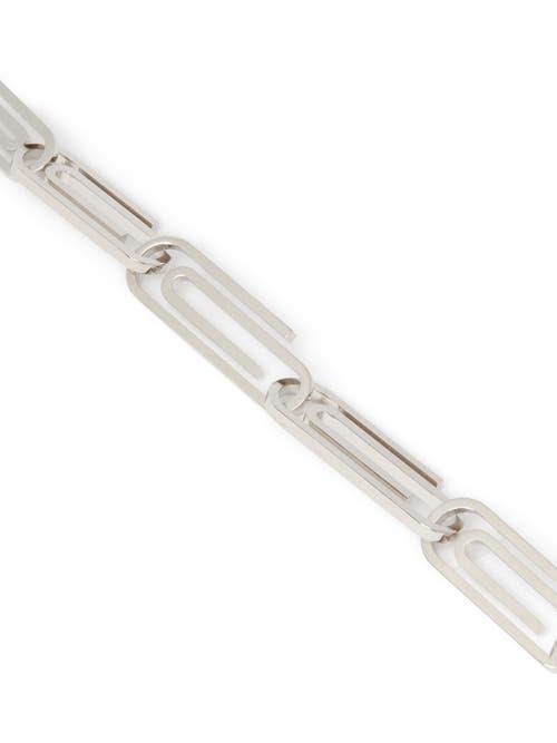 Off-White c/o Virgil Abloh Paperclip Chain Bracelet in Metallic