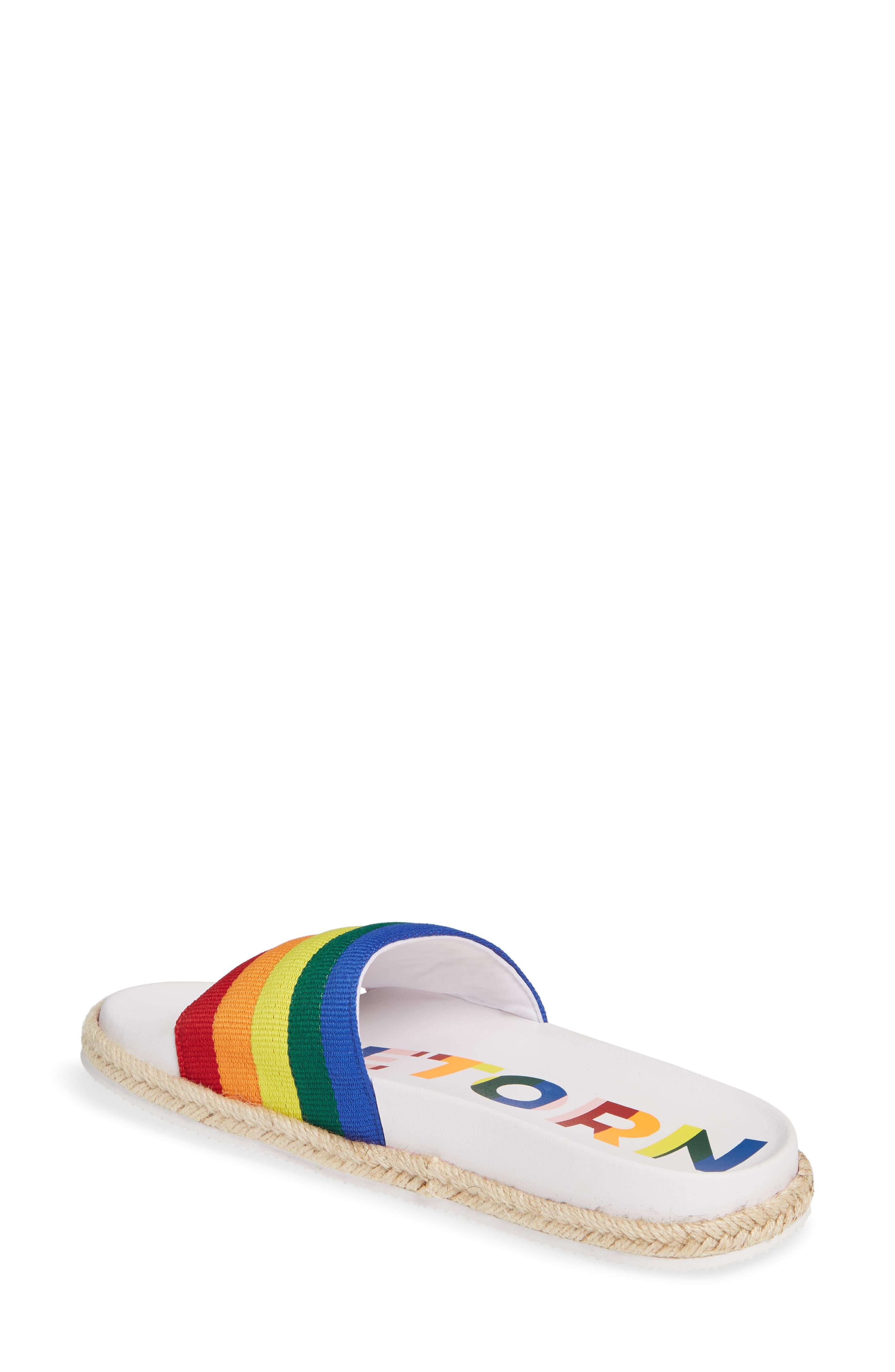 tretorn rainbow slides