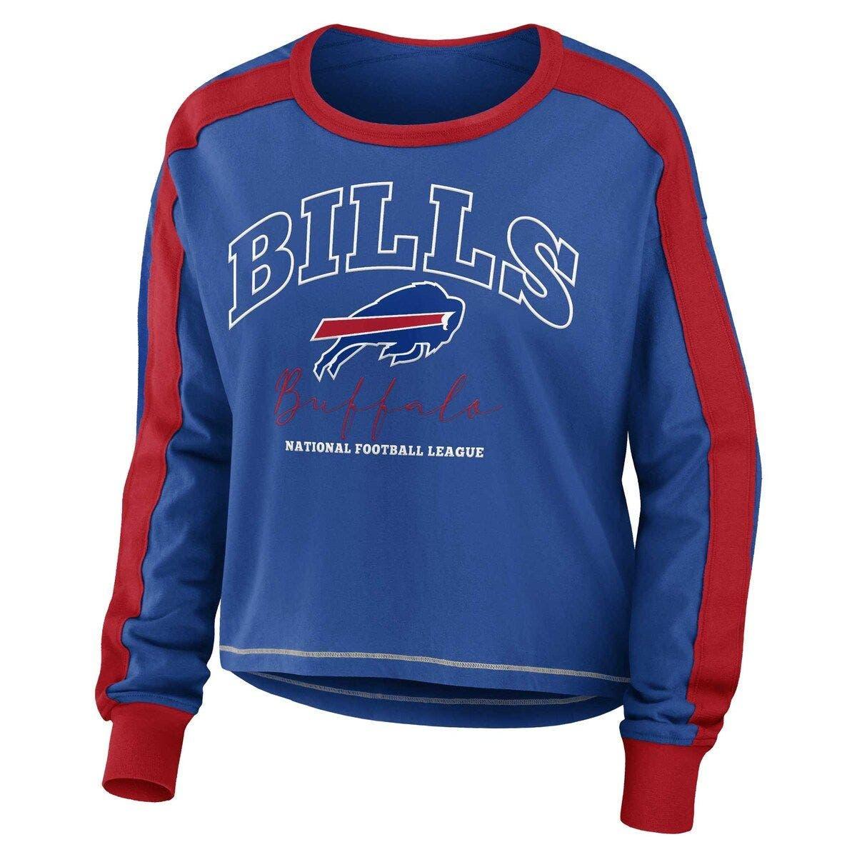 WEAR by Erin Andrews /red Buffalo Bills Color Block Long Sleeve T-shirt At  Nordstrom in Blue