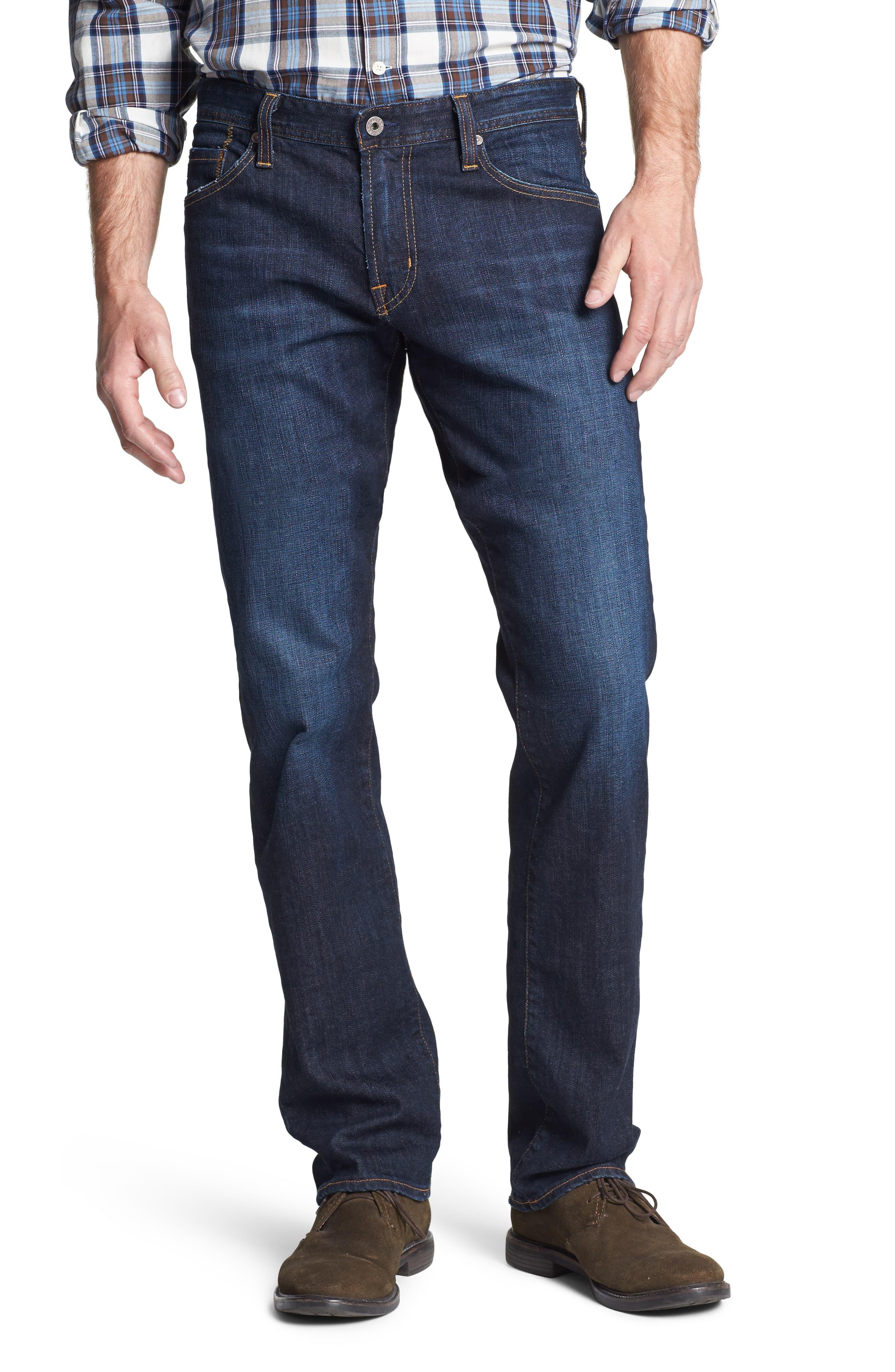AG Jeans Denim Graduate Slim Straight Leg Jeans in Blue for Men - Lyst