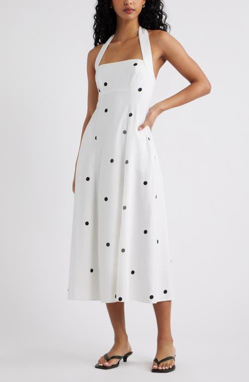 macy's linen blend halter midi dress Rosie / White | MESHKI ABOUT THE BRAND DKNY Women's 100% Linen Sleeveless