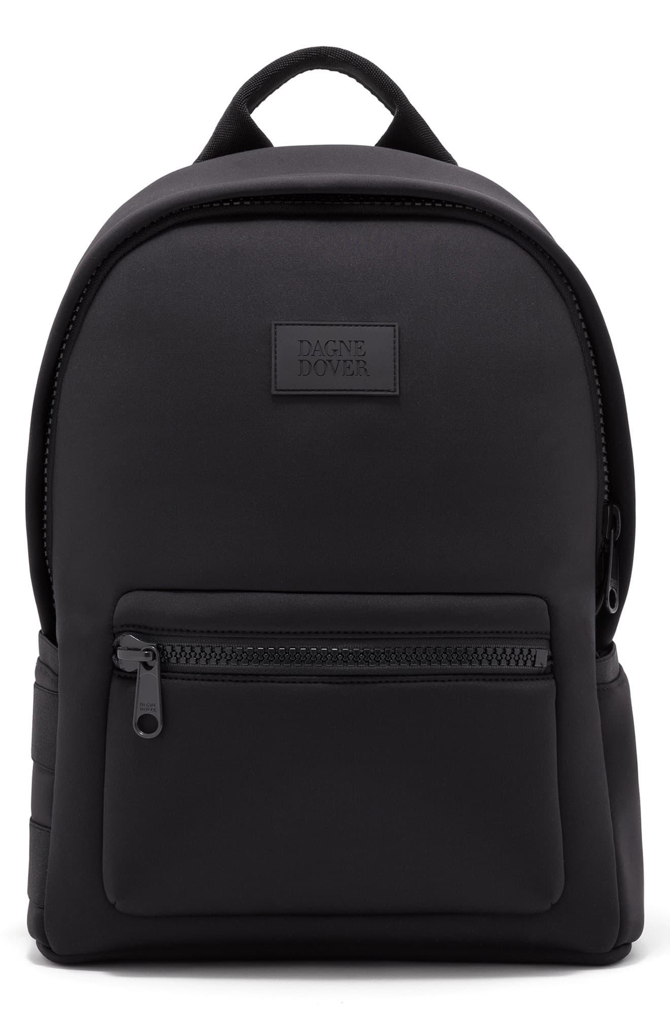 Dagne Dover Neoprene Dakota Backpack In Onyx, Medium in Black Save 23