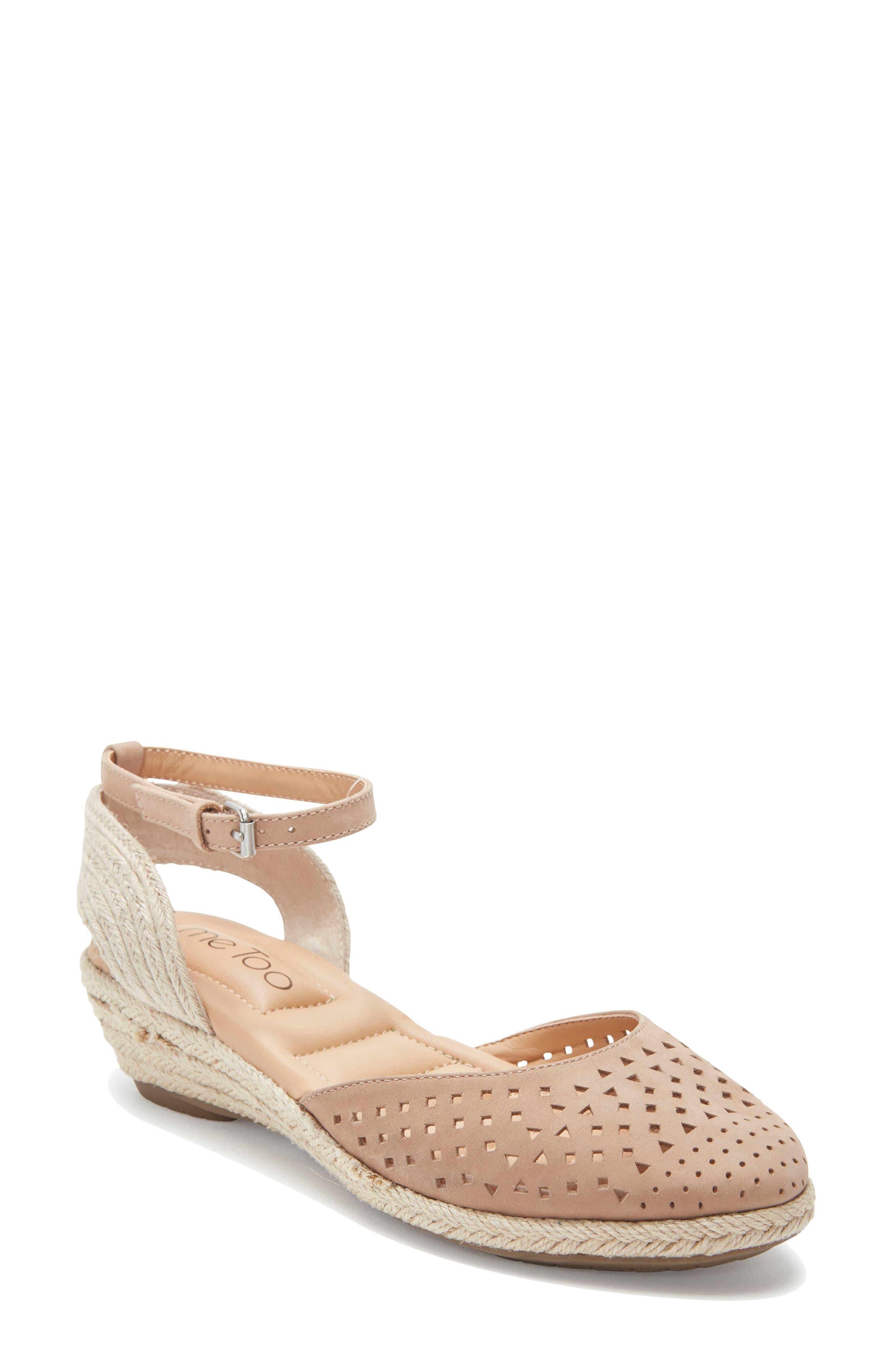 Me Too Norina Espadrille Sandal in Nude Nubuck (Natural) - Lyst