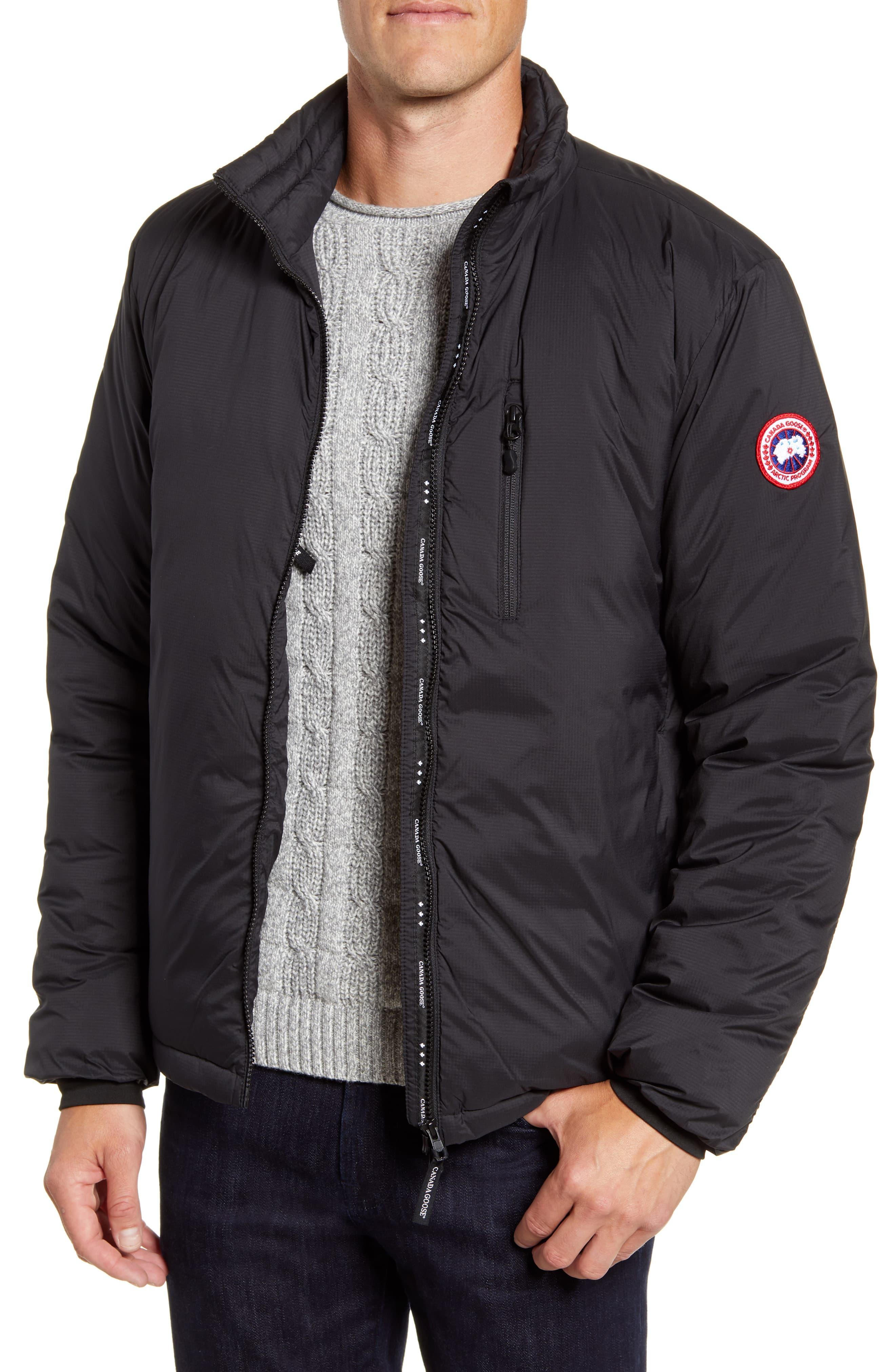 Canada Goose Lodge Packable 750 Fill Power Down Jacket, Black for Men ...